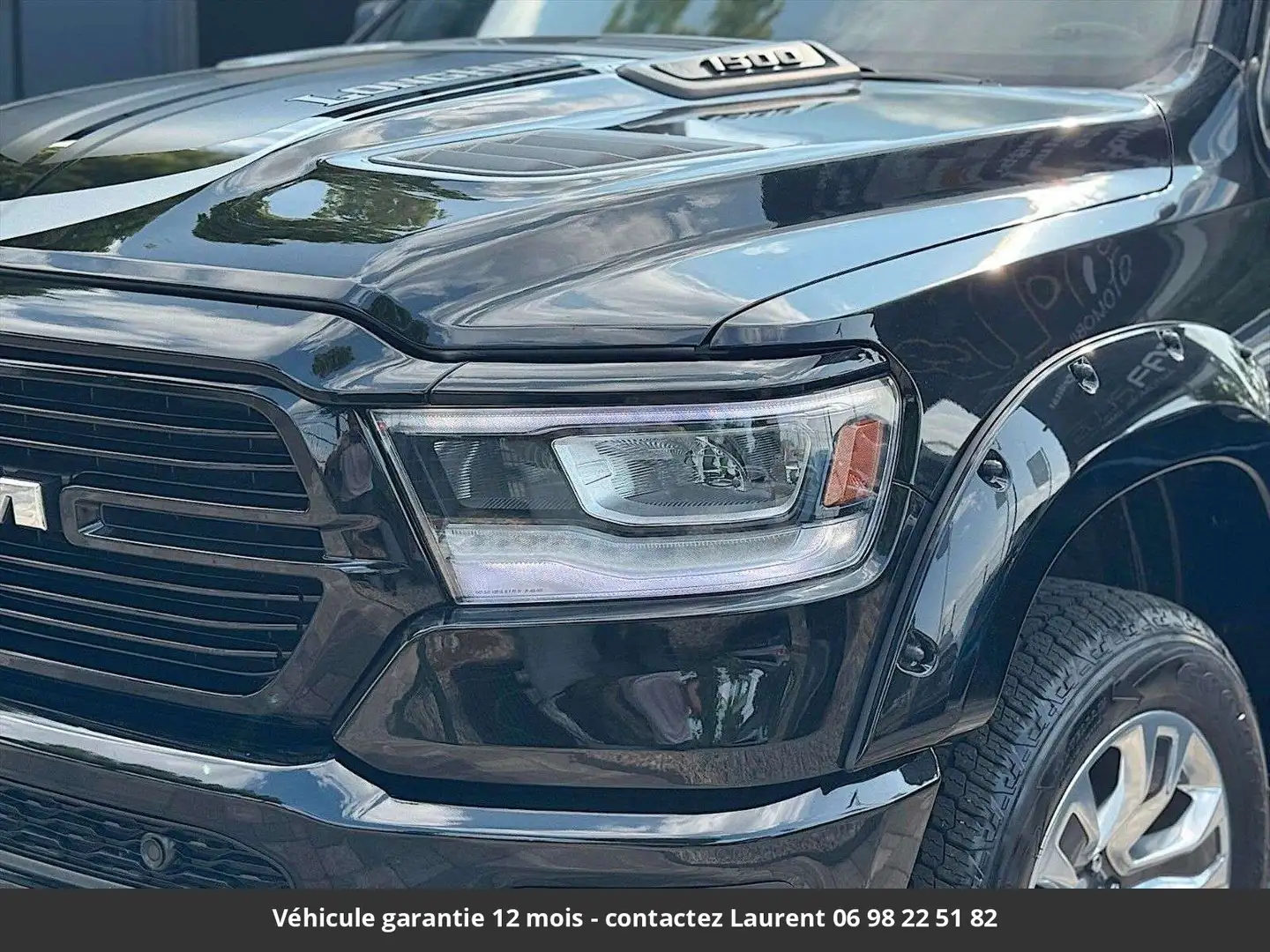 Dodge RAM Longhorn 12P Crew Cab 4x4 Tout compris hors homolo Noir - 2