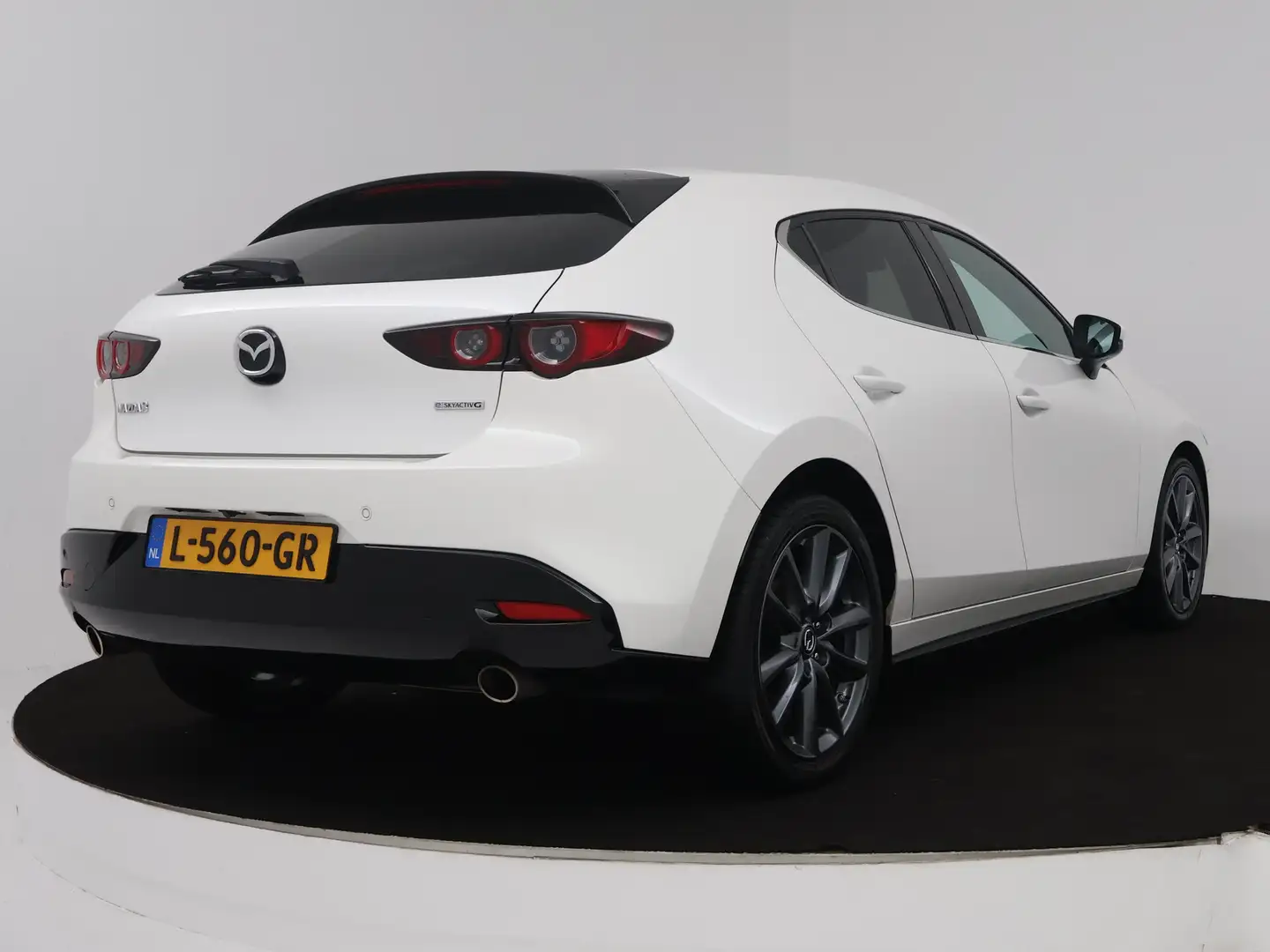 Mazda 3 2.0 e-SkyActiv-G M Hybrid 150 Sportive | Carplay | Weiß - 2