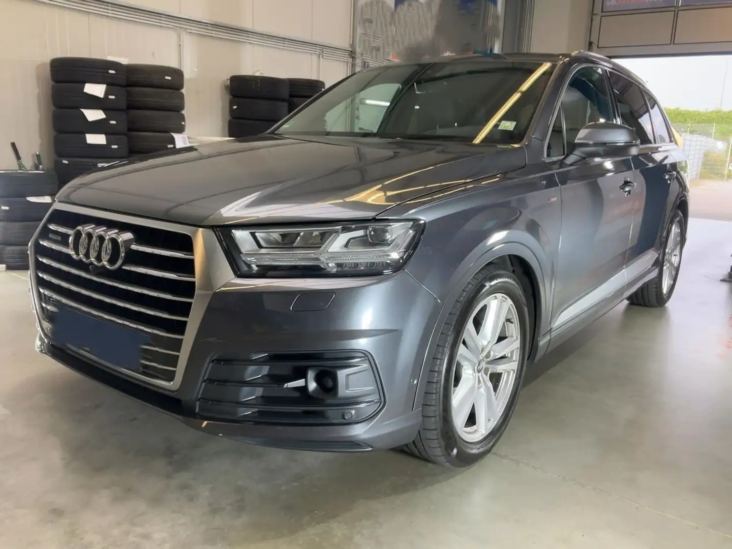 Audi Q7 S-LINE PLUS LUFT ALLRADLENK AHK RFK 1.HD Gris - 1