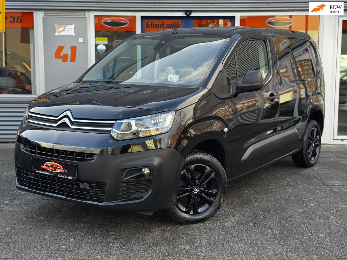 Citroen Berlingo 1.2T 3-Persoons Club Navigatie Benzine *MARGE*BPM- Noir - 1