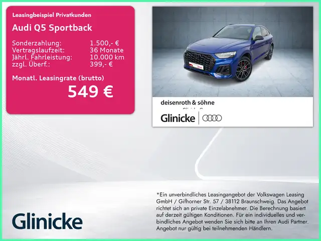 2021 Audi Q5 in Blue for sale