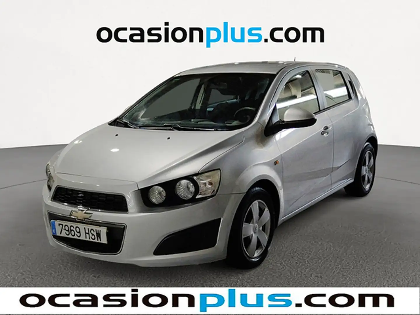 Chevrolet Aveo 1.3D LT+ 95 Plateado - 1