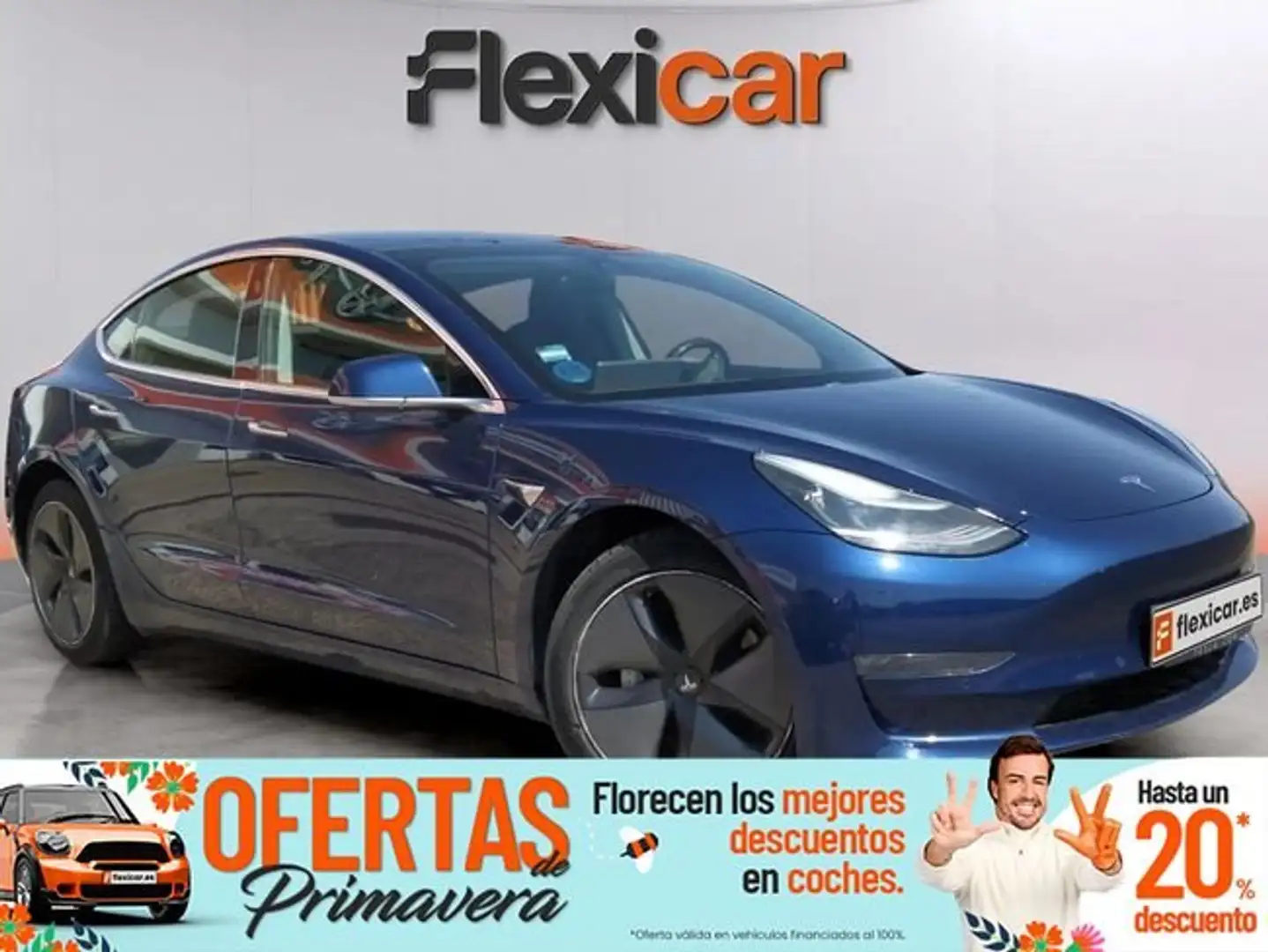 Tesla Model 3 Gran Autonomia AWD Azul - 1