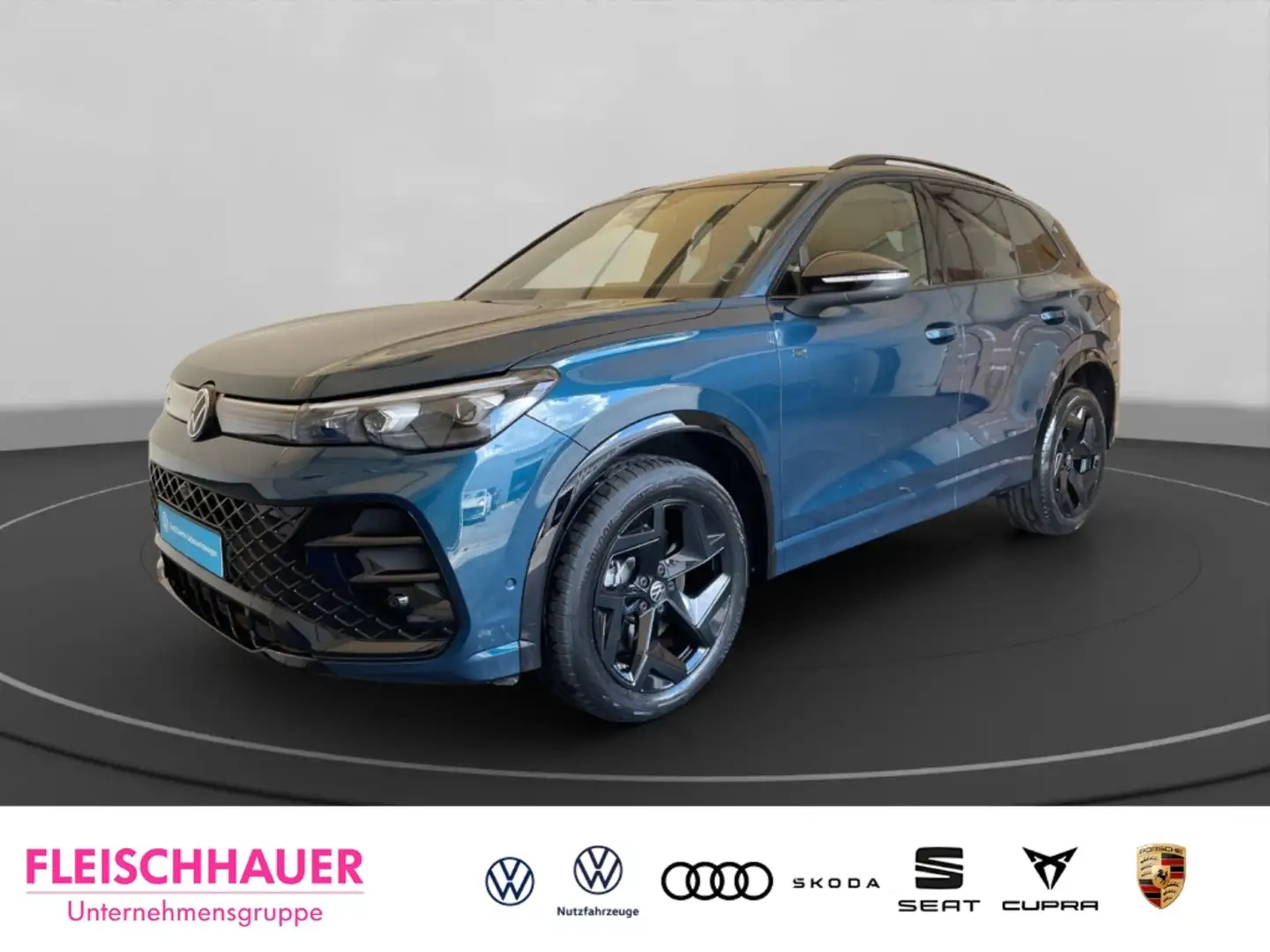 Volkswagen Tiguan 2.0 TDI R-Line 4Motion LED AHK Navi Rückfahrkam. K Blau - 1
