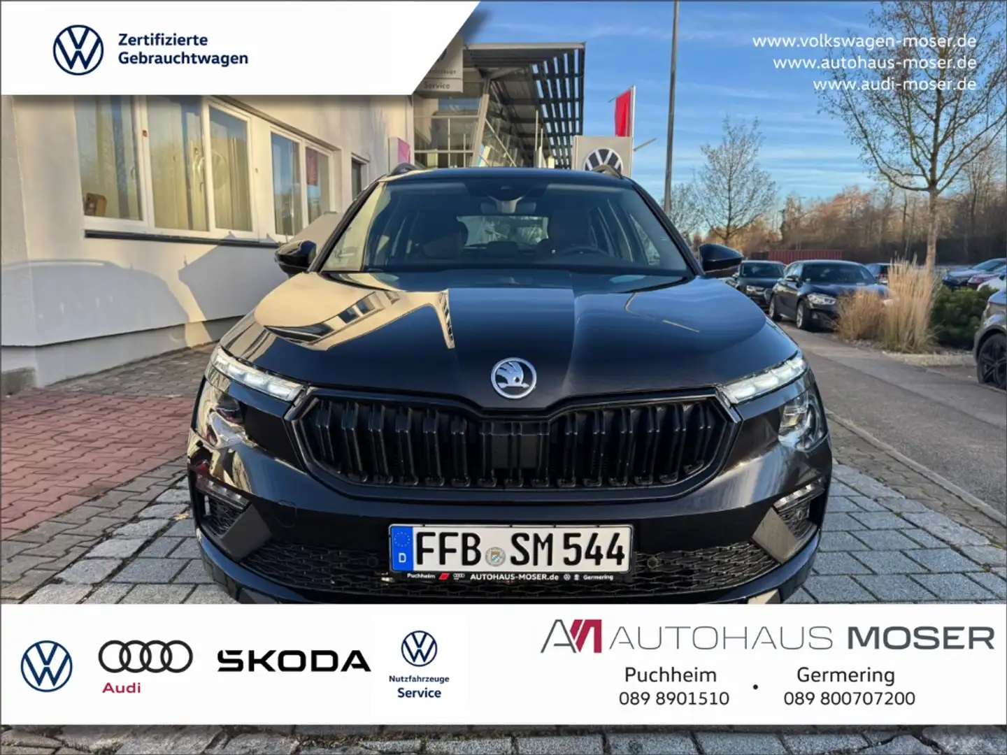 Skoda Kamiq Tour DSG Navi*Black*MTRX*LED*Kamera*GRA!!! Schwarz - 1