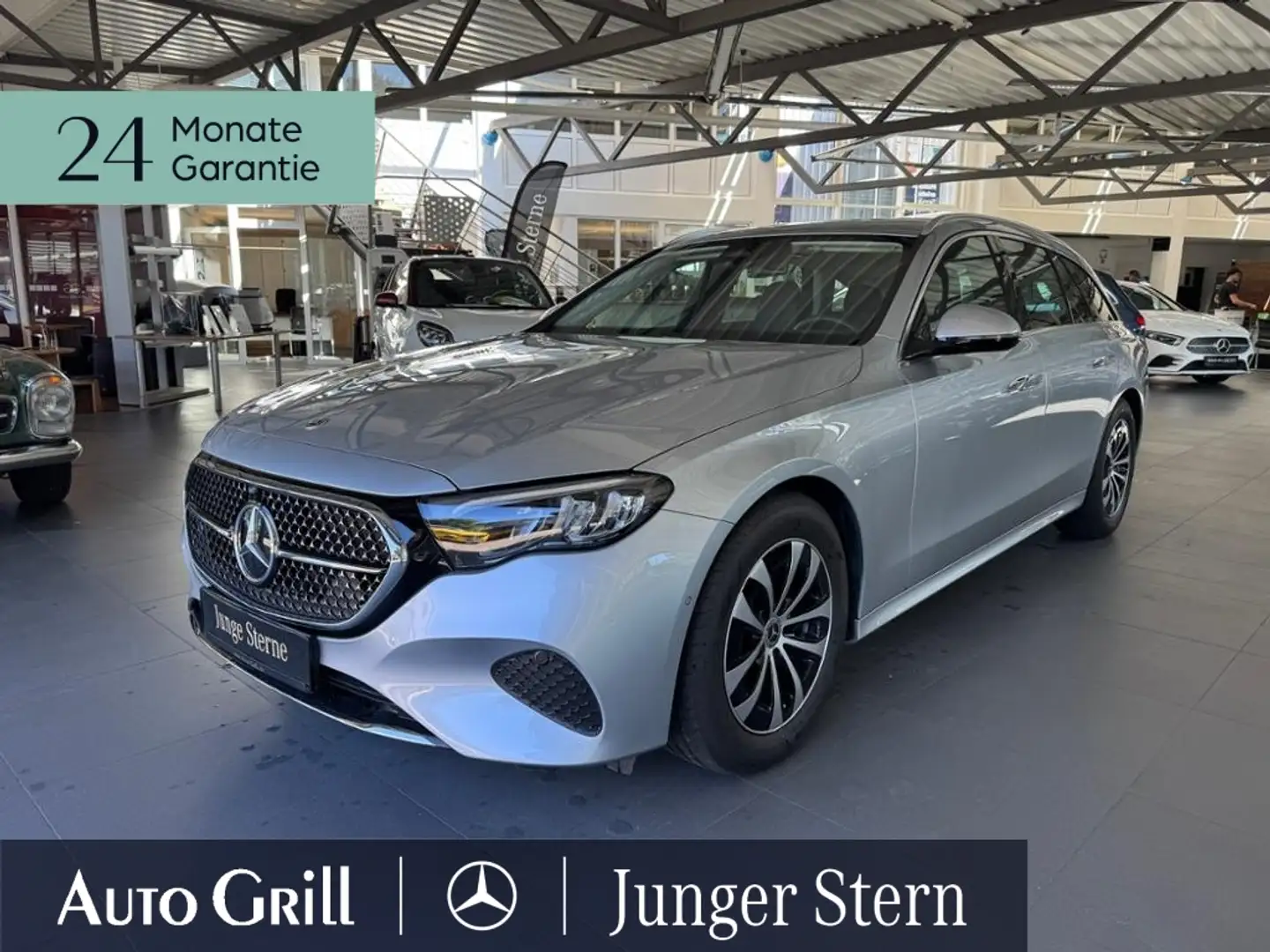 Mercedes-Benz E 220 T d neues Mod Avantgarde Distronic KeyGO Zilver - 2