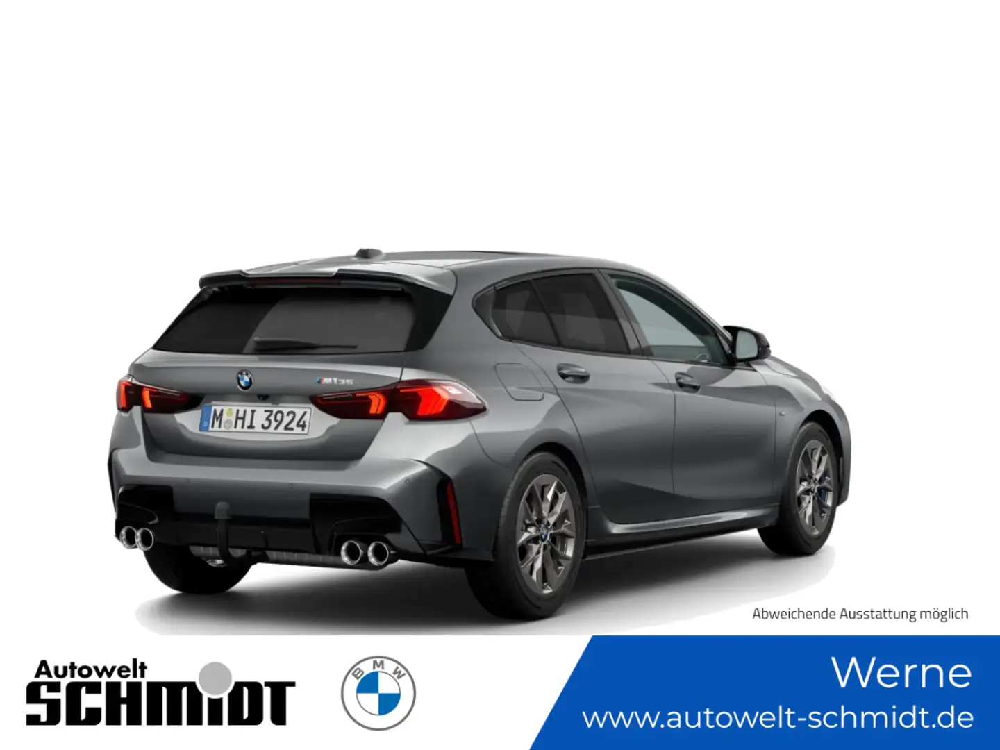 BMW 1er M Coupé M135 xDrive / NP= 65.740,- / Anhängerkupplung / Grau - 2