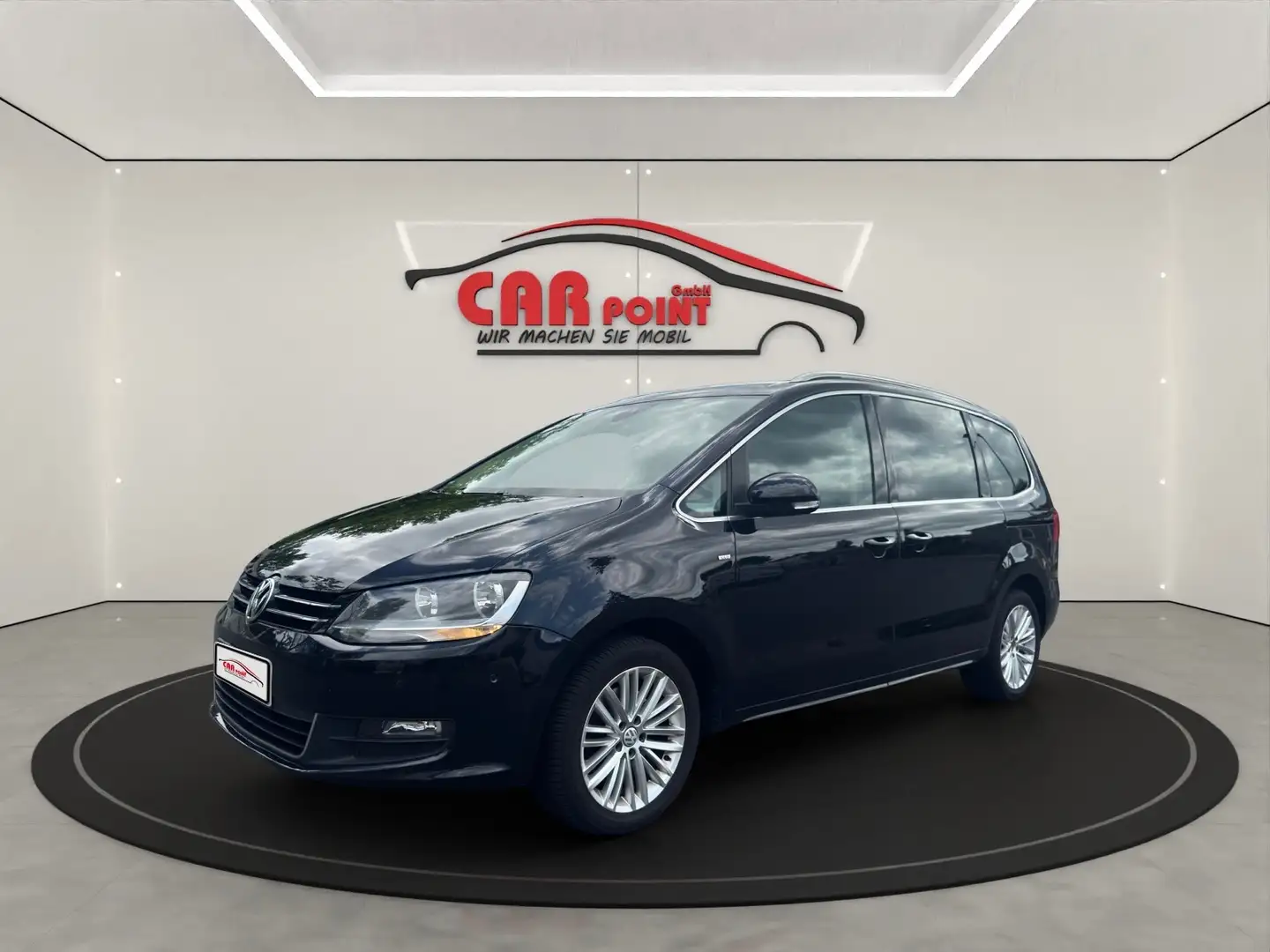 Volkswagen Sharan 2.0 TDI AUTOMATIK 7-SZT KLIMA 2xS.TÜR KEYLESS Schwarz - 1