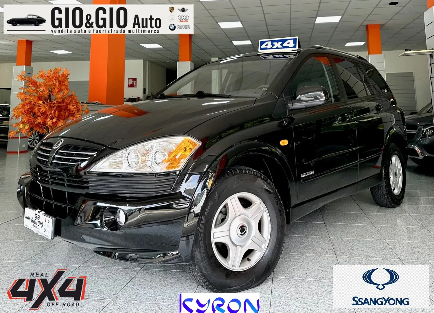 SsangYong Kyron Kyron 2.0 xdi Premium "4x4+ridotte" Černá - 1