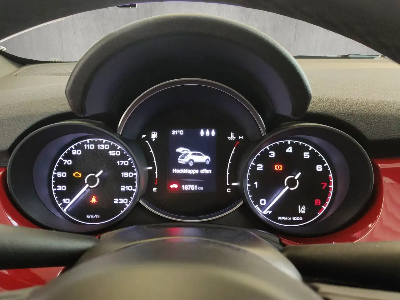 Fiat 500X Red 1.0 Firefly Turbo Rückf.sens. Sitzh. 11