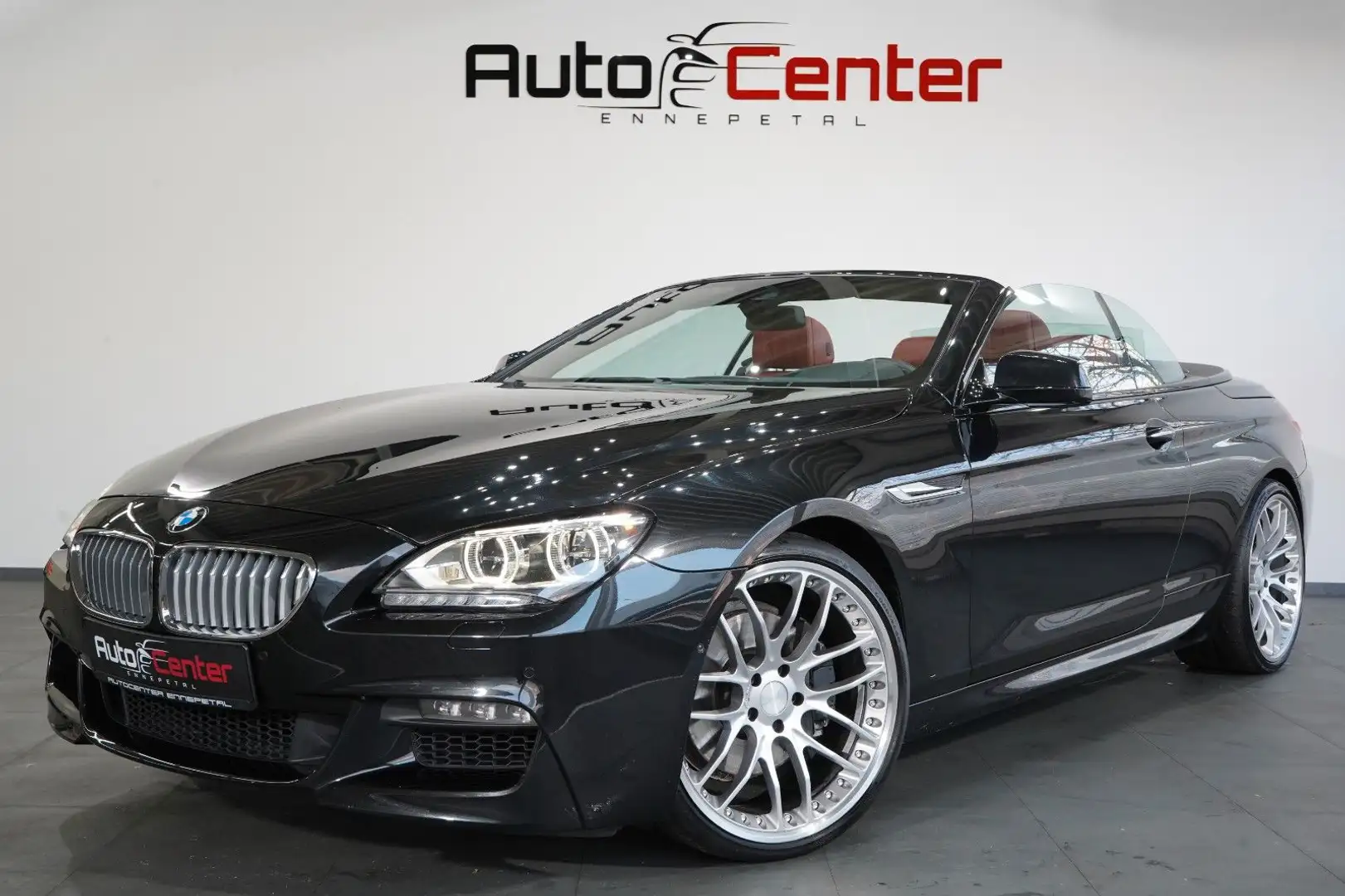BMW 640 d xDrive Cabrio M-Paket*Head-Up*360°Kamera* Noir - 1