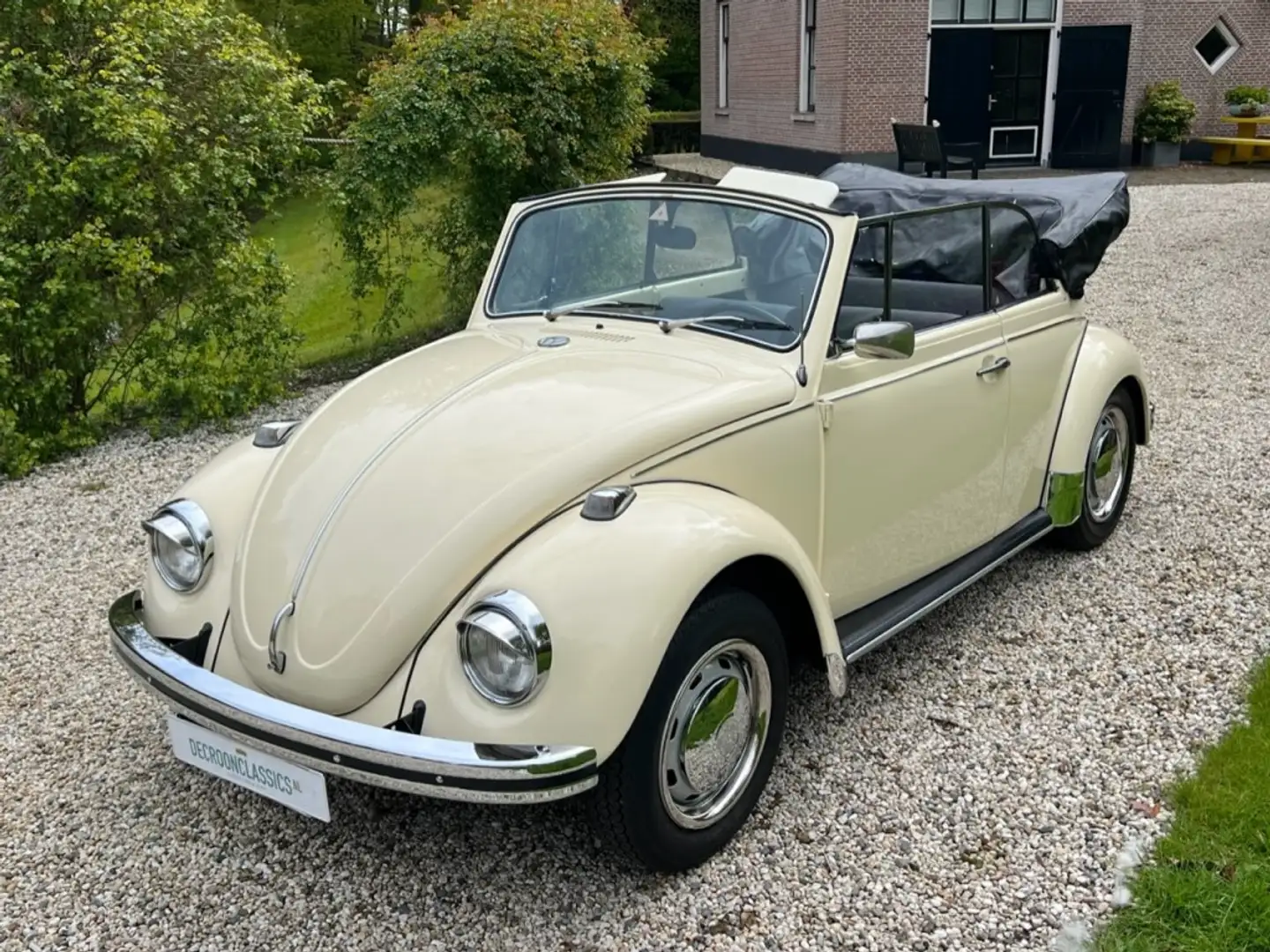 Volkswagen Kever Cabriolet Karmann Ghia 1970 Platte ruit #TIJDLOOS Beige - 2