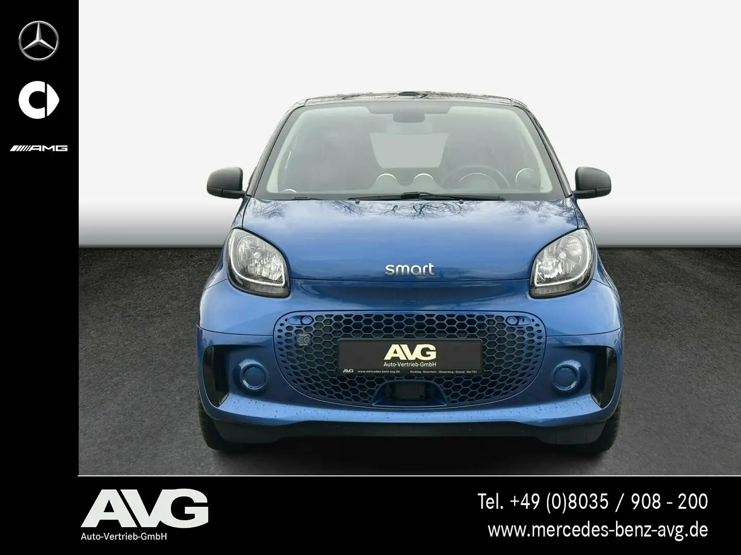 smart forTwo Smart EQ fortwo cabrio SHZ LED 22kW Cool & Audio Blau - 2