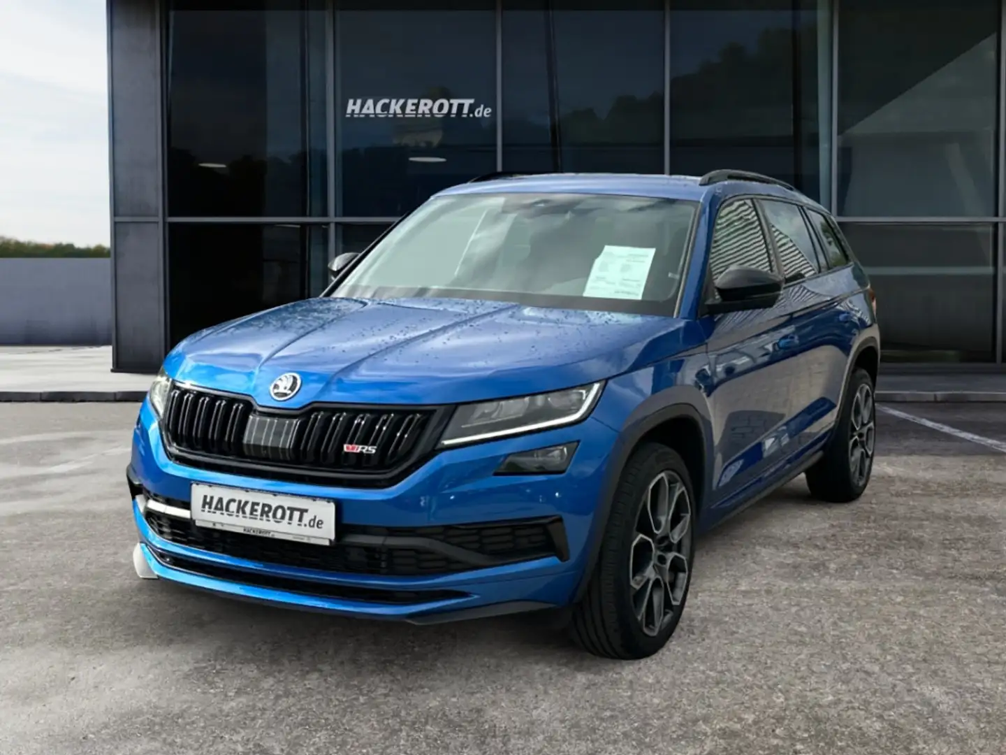 Skoda Kodiaq RS 4x4 2.0 Bi-TDI Led Navi AHK ACC SmartLink Blau - 1