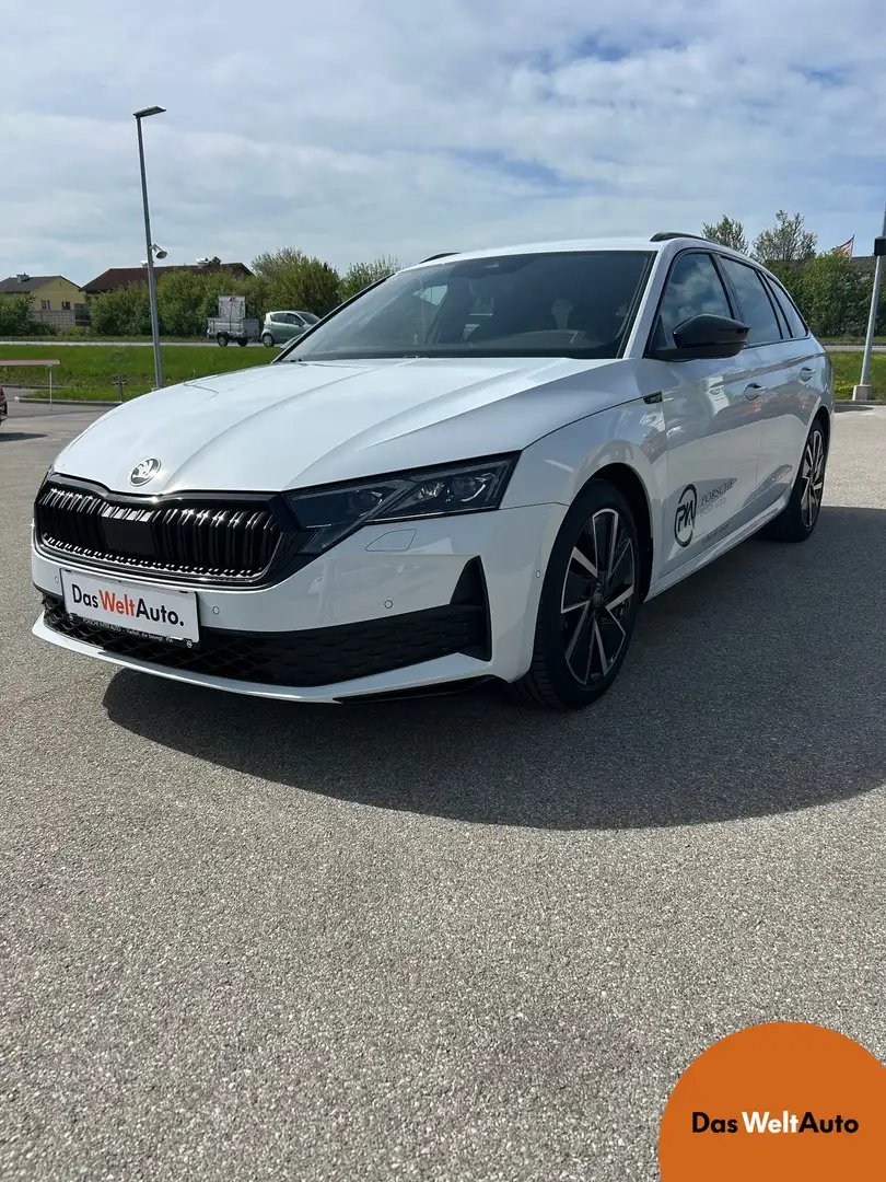 Skoda Octavia Sportline TSI mHEV DSG Blanc - 1