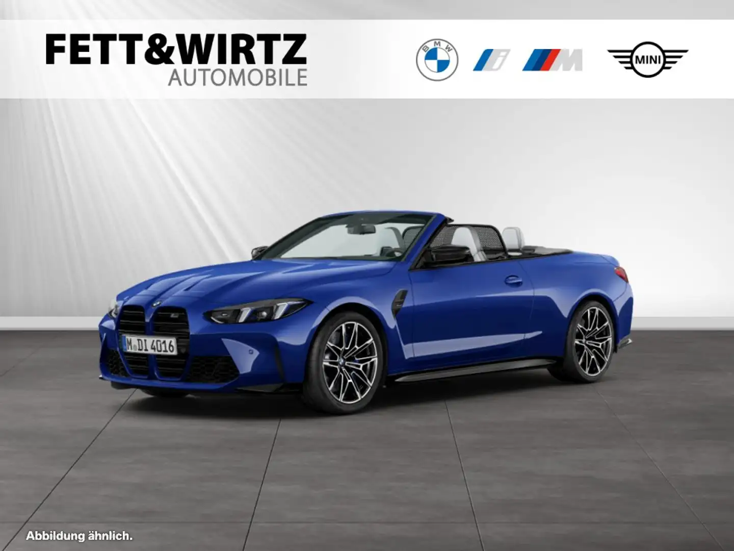BMW M4 Competition M xDrive Cabrio Head-Up|H/K Blau - 1