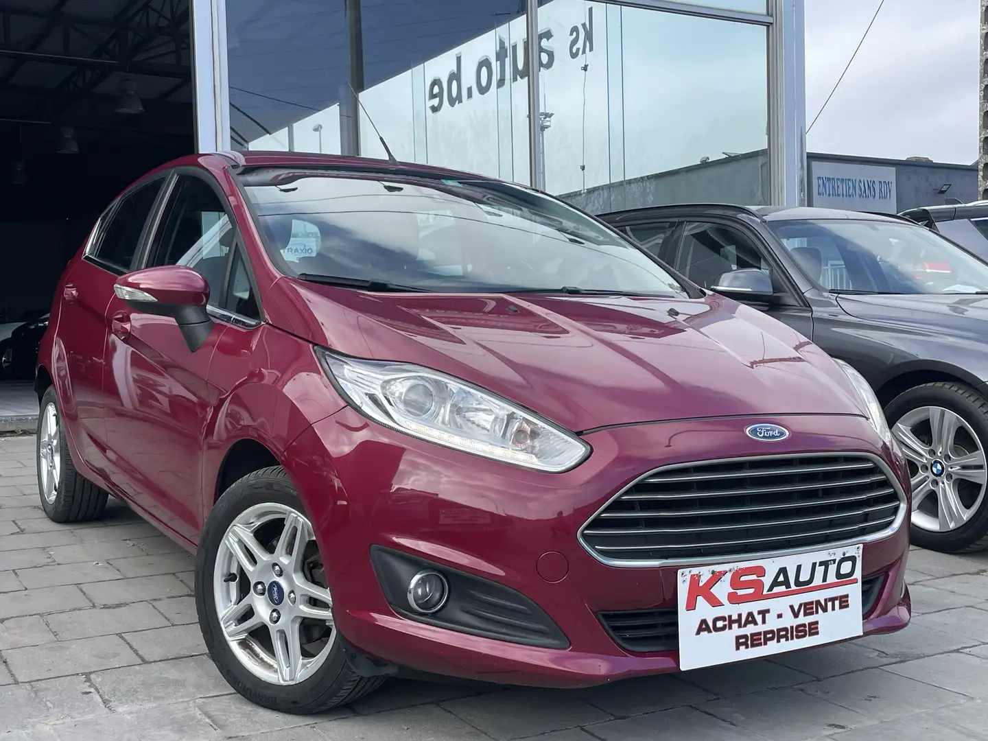 Ford Fiesta 1.0i Trend/174.598KM/CLIM AUTO/EURO 5 Rojo - 2