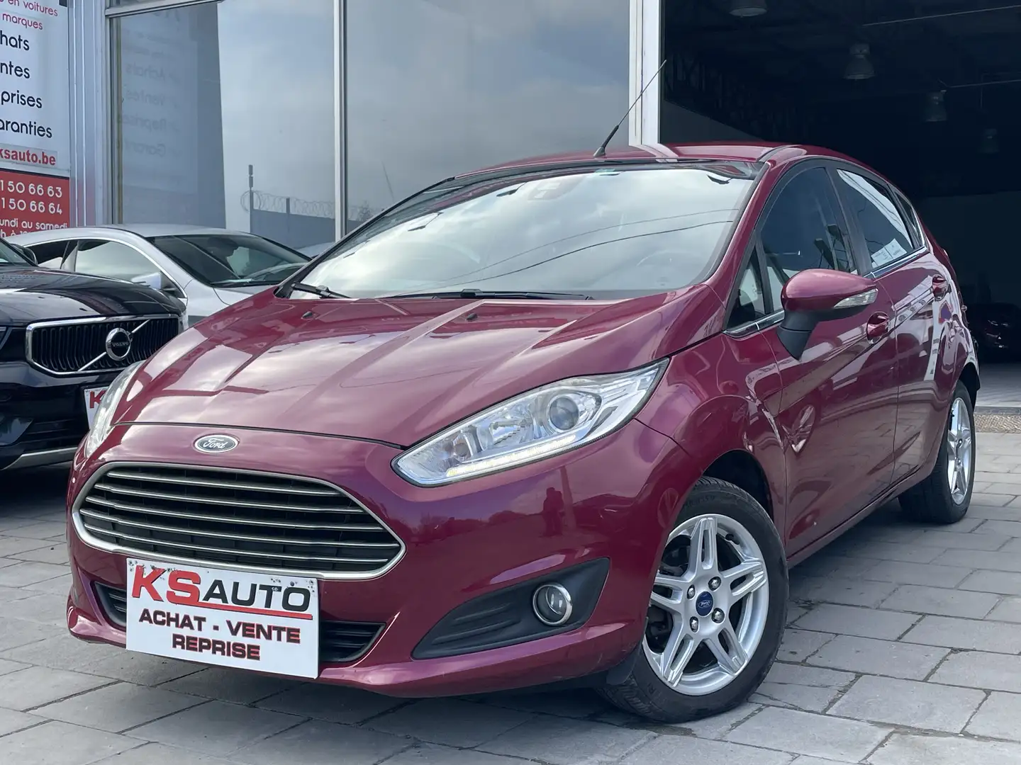 Ford Fiesta 1.0i Trend/174.598KM/CLIM AUTO/EURO 5 Rojo - 1
