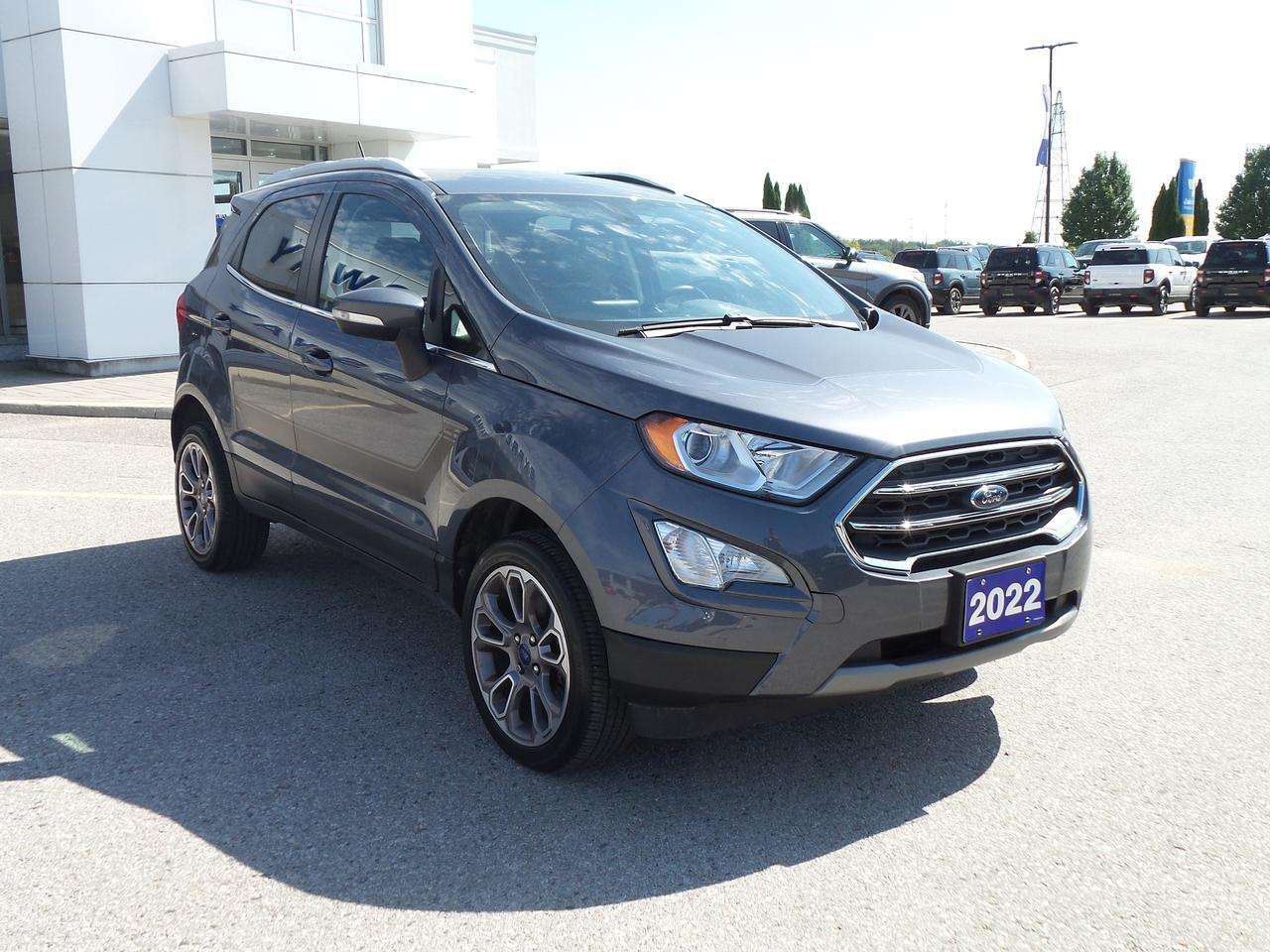 2022 Ford EcoSport TITANIUM, HEATED WHEEL, 17'S, SPORT DECAL! LOW KMS — photo 1