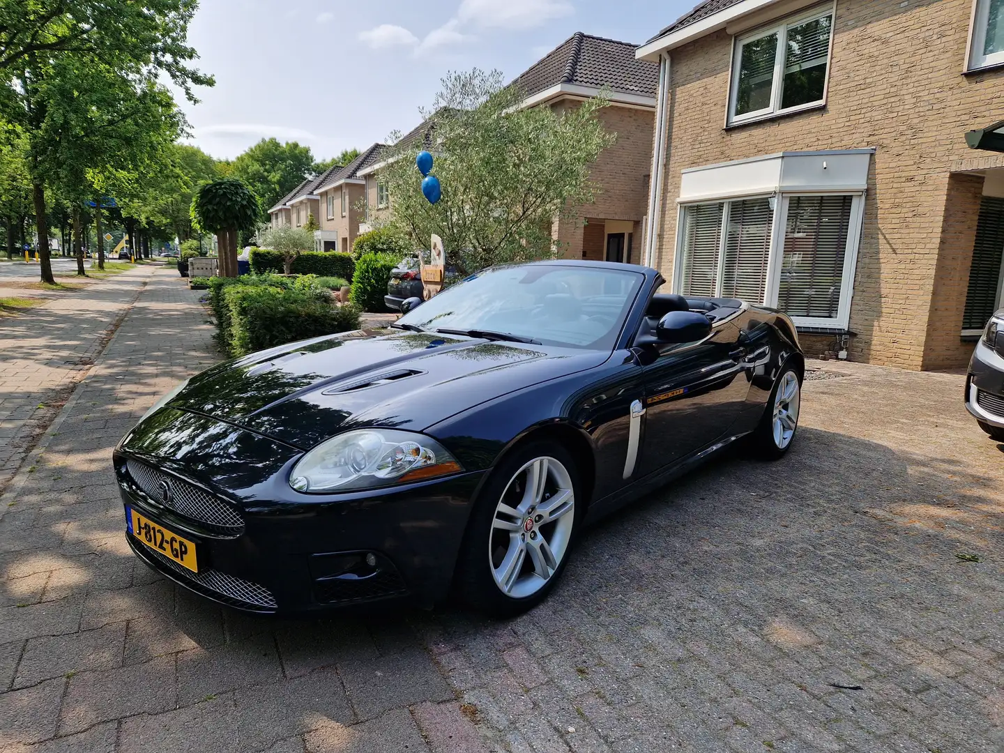 Jaguar XKR Jaguar XKR 4.2 Supercharged Convertible 2008 Zwart Czarny - 1
