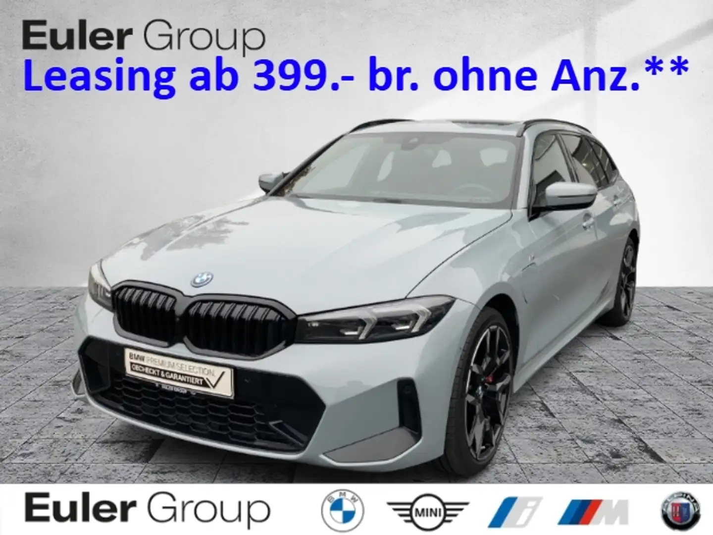 BMW 330 e xD Tour M-Sport-Pro Pano AHK 19'' adLED DA PA+ H Gris - 1