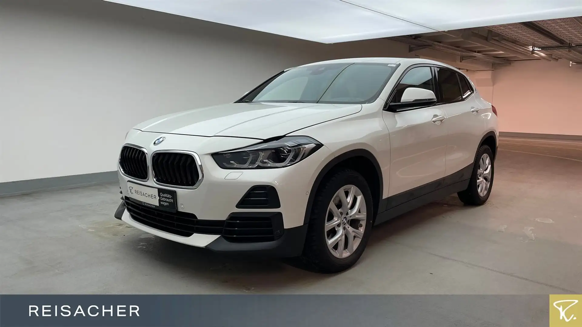 BMW X2 xDrive20d A Advantage Navi PA SpoSi LM18" Blanc - 1