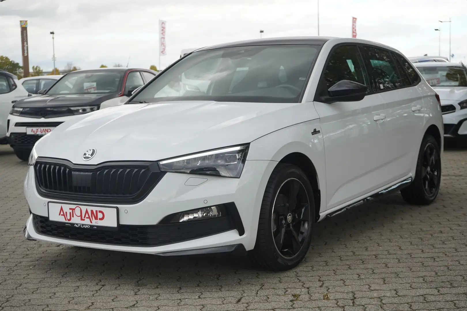 Skoda Scala 1.0 Monte Carlo DSG LED Panorama SmartLink Blanc - 2