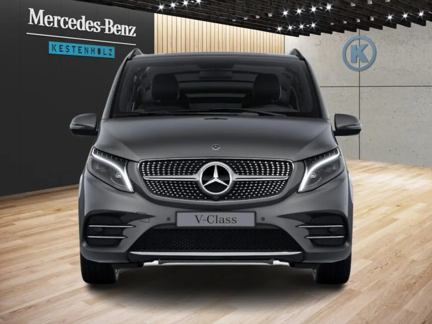 Mercedes-Benz V 300 d 4M EDITION Lang *AMG*AHK*SHZ*LED*CARPLAY Gris - 2