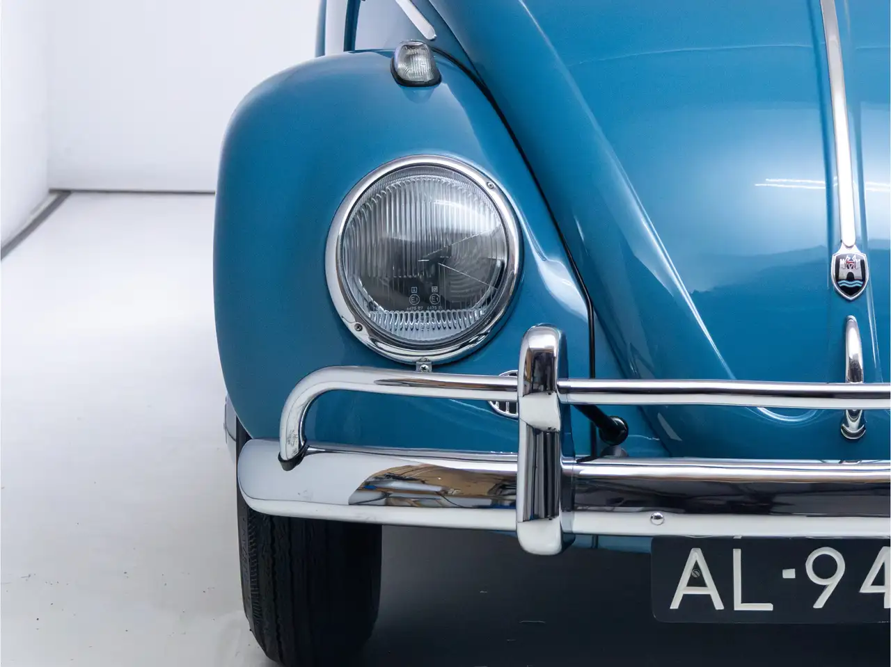 Volkswagen Kever Matching Numbers | Originele L390 Gulf Blue | Volk, foto 4