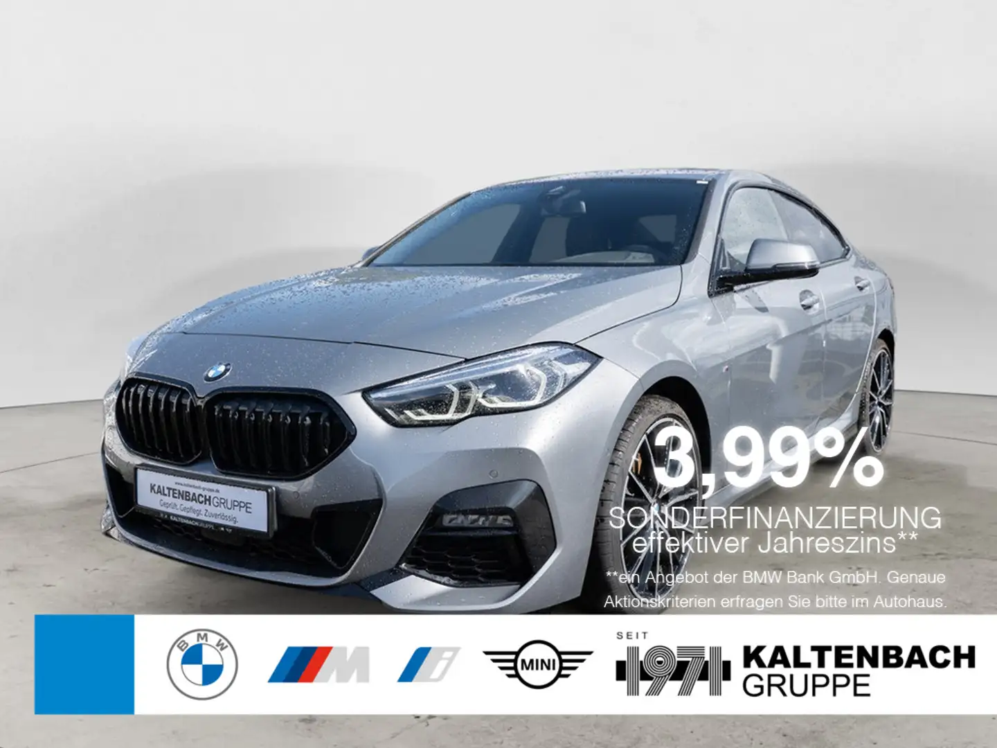 BMW 218 i Gran Coupe M-Sport LED ALUFELGEN 19 ZOLL Grijs - 1