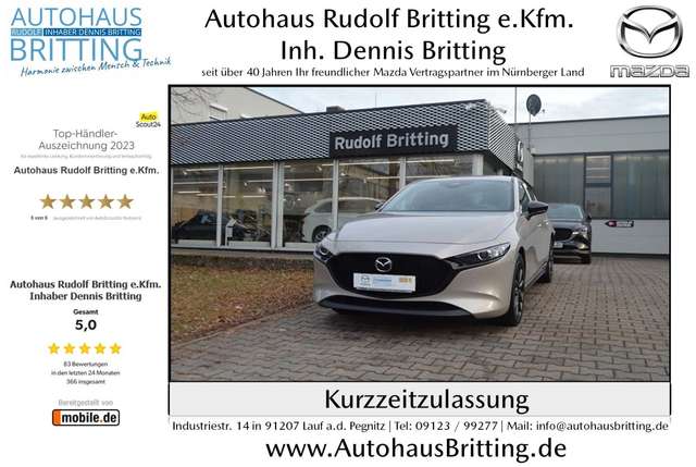 Imagine Mazda 3 Benzin 140PS 6GS Homura Navi PDC SHZ