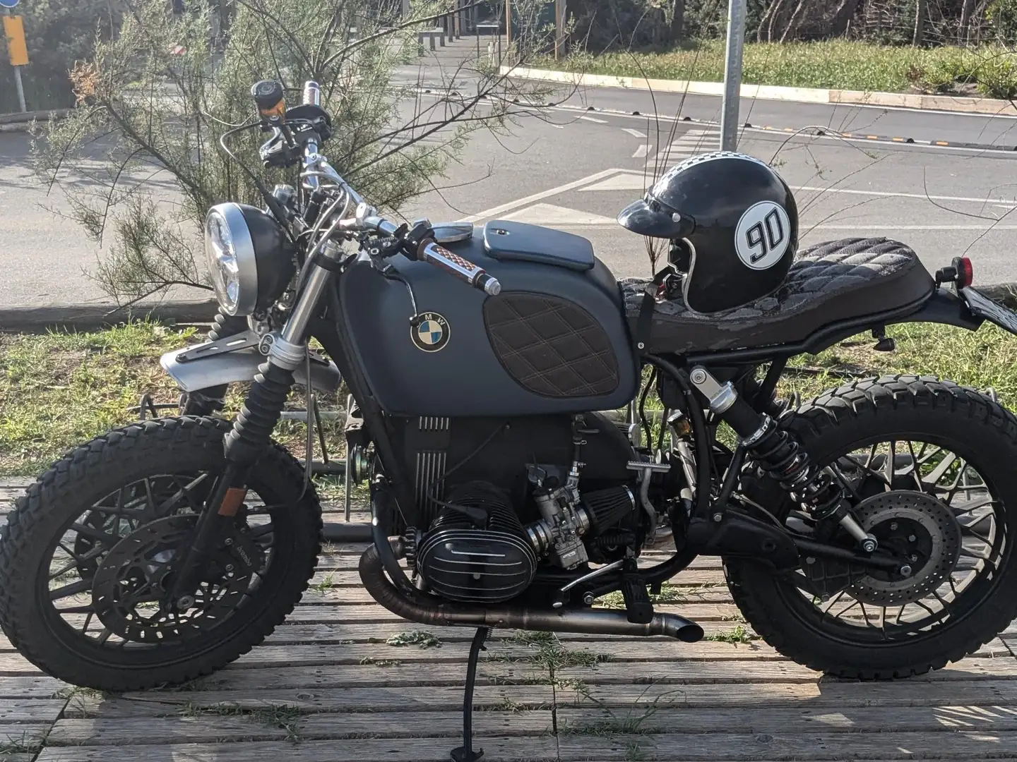 BMW R 100 Scrambler /cafè Racer Azul - 2