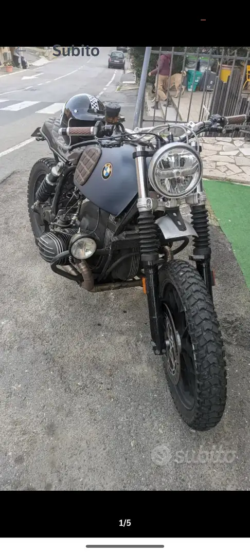 BMW R 100 Scrambler /cafè Racer Azul - 1