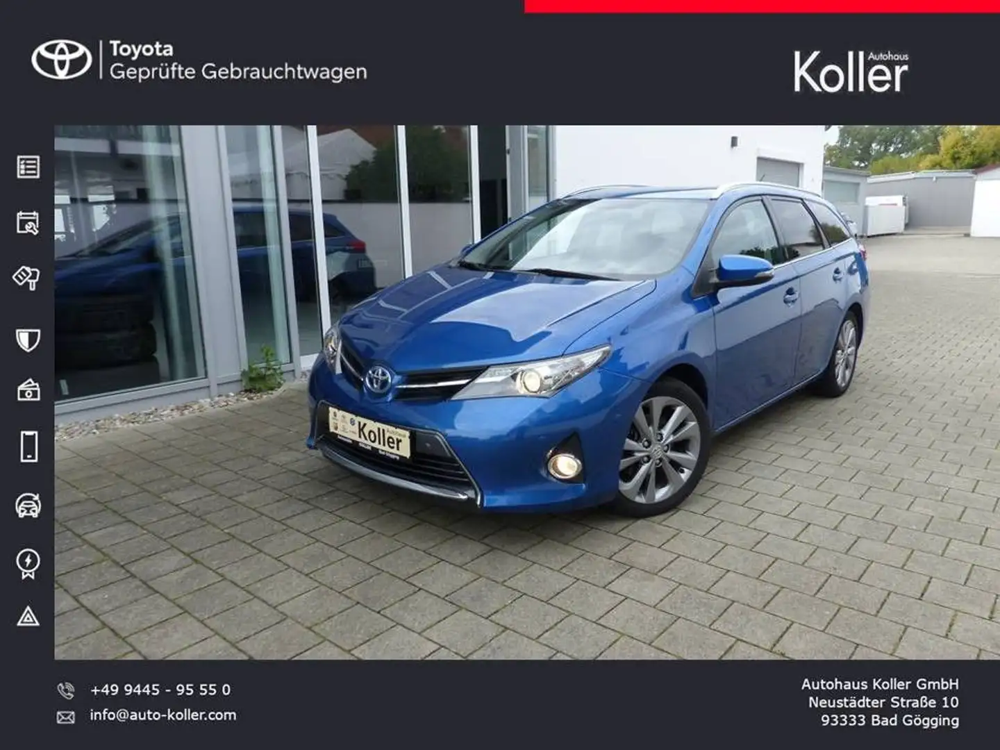Toyota Auris Auris TS 1.8 Hybrid Life+ Navi Kamera SHZ Temp. Blau - 1