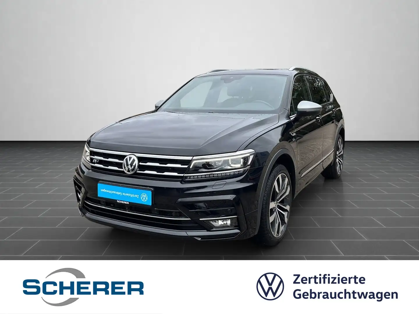 Volkswagen Tiguan Allspace Highline 2.0 TDI R-Line 4M 360°K Nero - 1