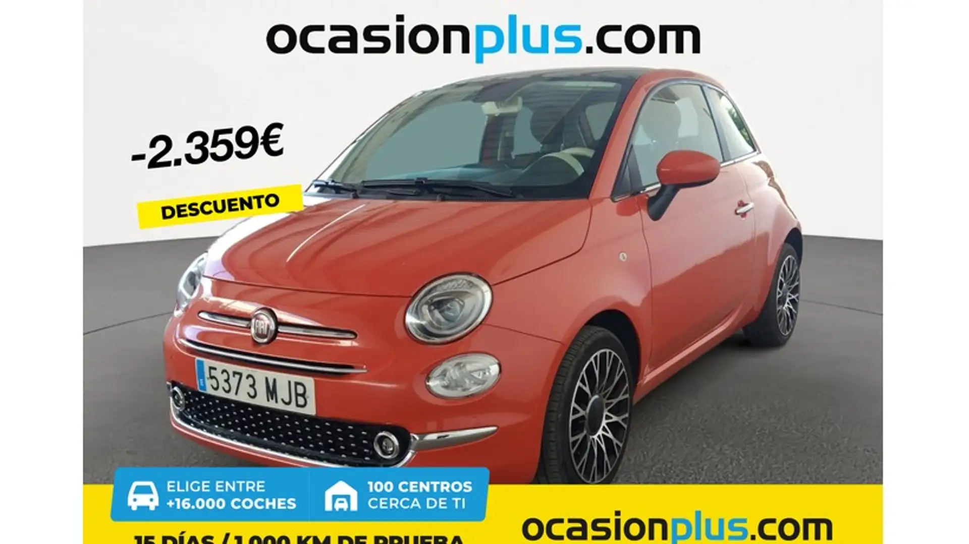 Fiat 500 1.0 Hybrid Dolcevita 52kW Orange - 1