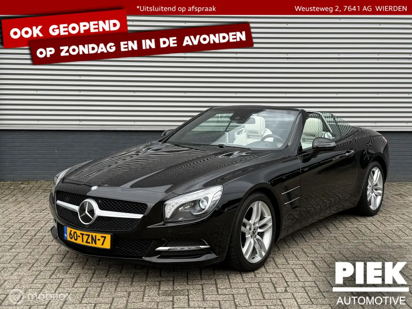 Mercedes-Benz SL 350 Edition 1 NAP, TOPSTAAT Zwart - 1
