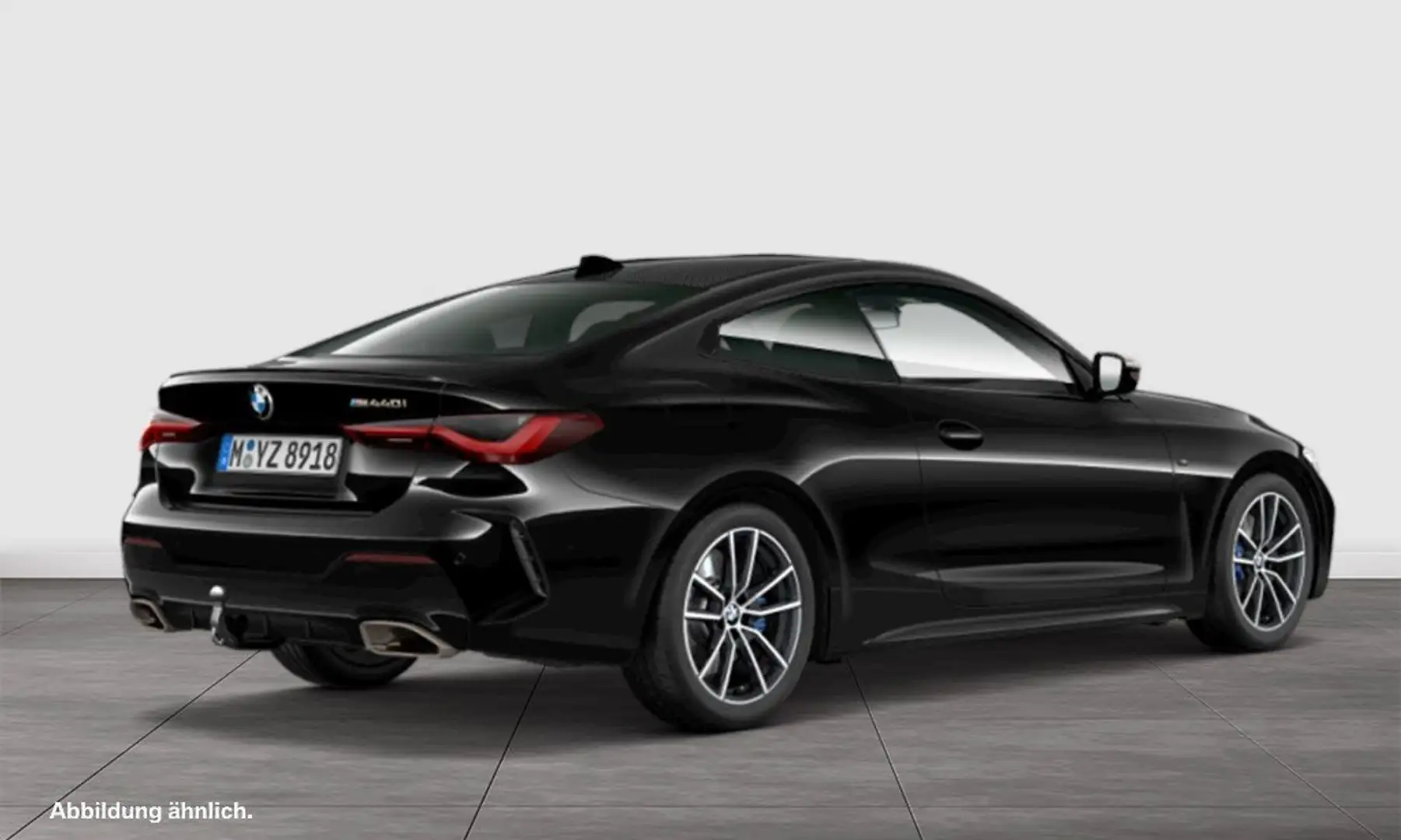 BMW 440 M440i xDrive M-Sport 19" Aut Navi HuD Laser AHK Ko Schwarz - 2