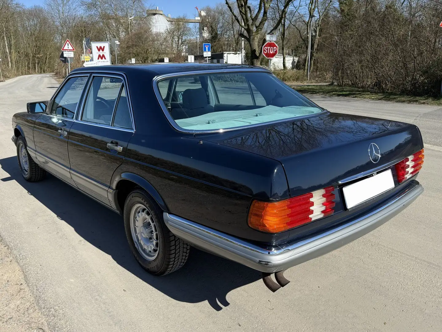 Mercedes-Benz S 280 SE 1.Hand H-Zulassung Blau - 2