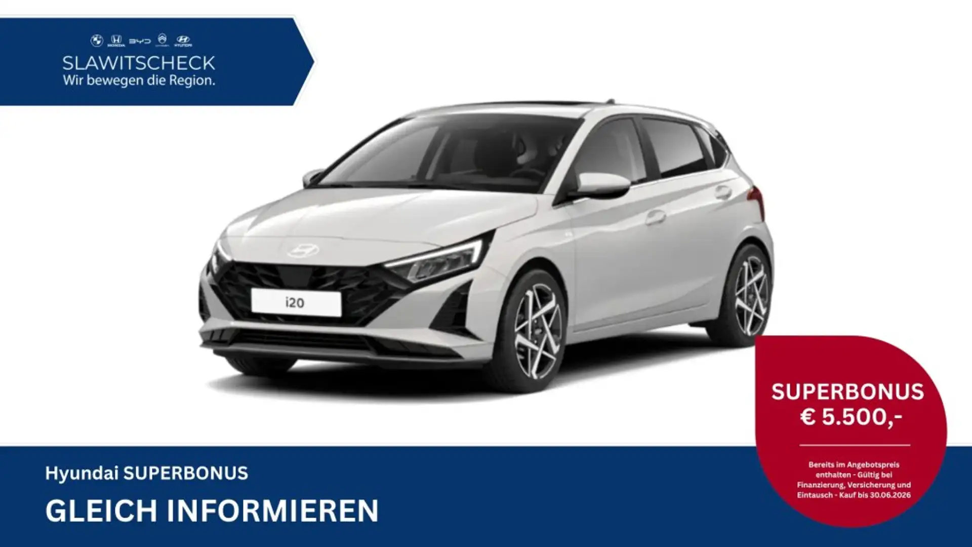 Hyundai i20 (BC3) GO Plus 1.0 T-GDI inkl. Comfort-Paket Grau - 1