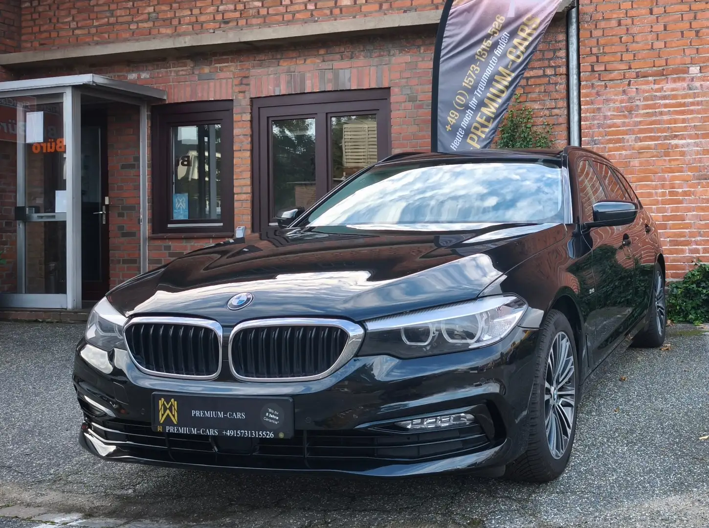 BMW 520 520d Sport Line+Top Zustand+TÜV+Inspektion Neu Schwarz - 1