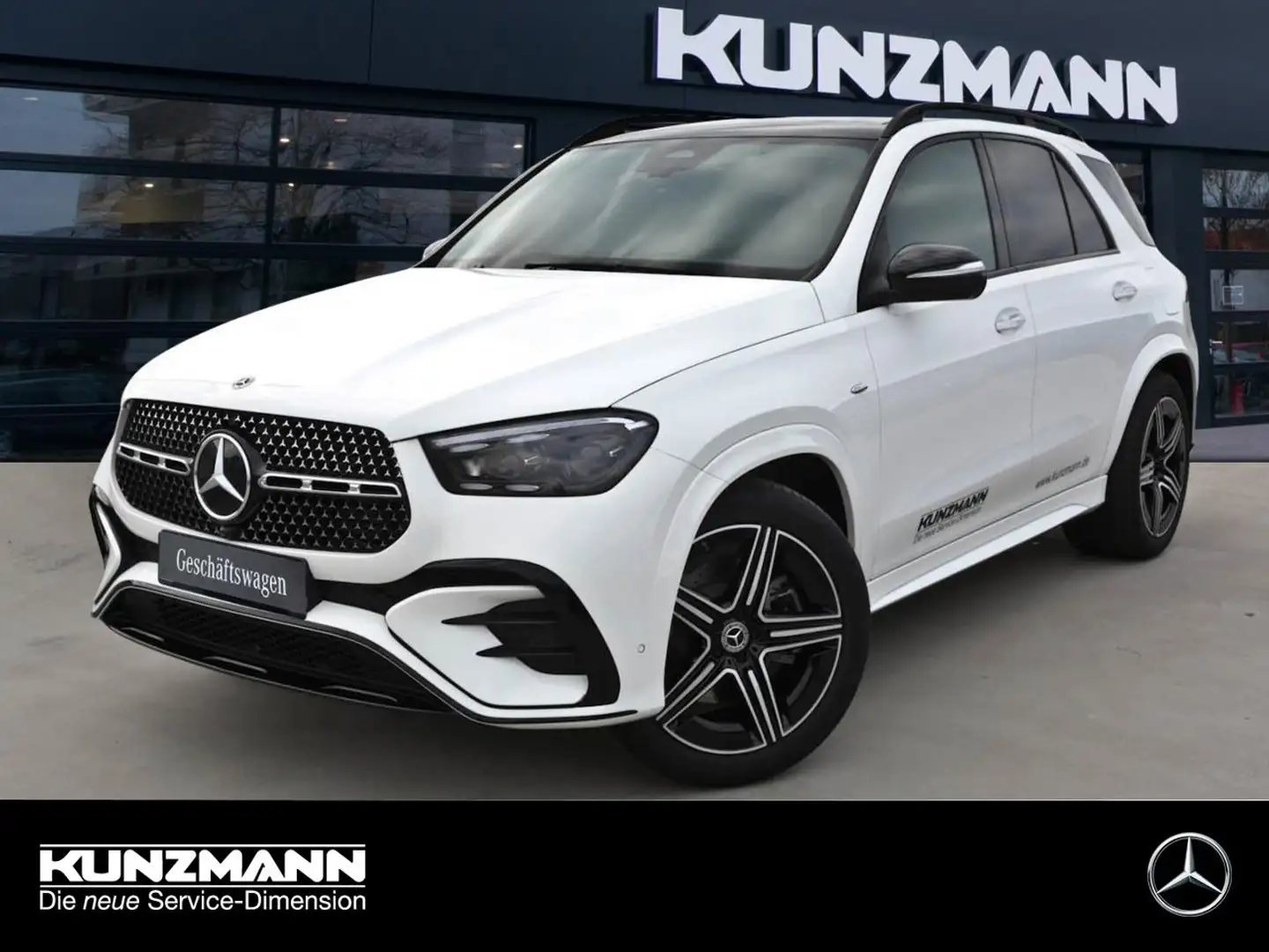 Mercedes-Benz GLE 400 e 4MATIC AMG Distronic Panorama 360° AHK Weiß - 1