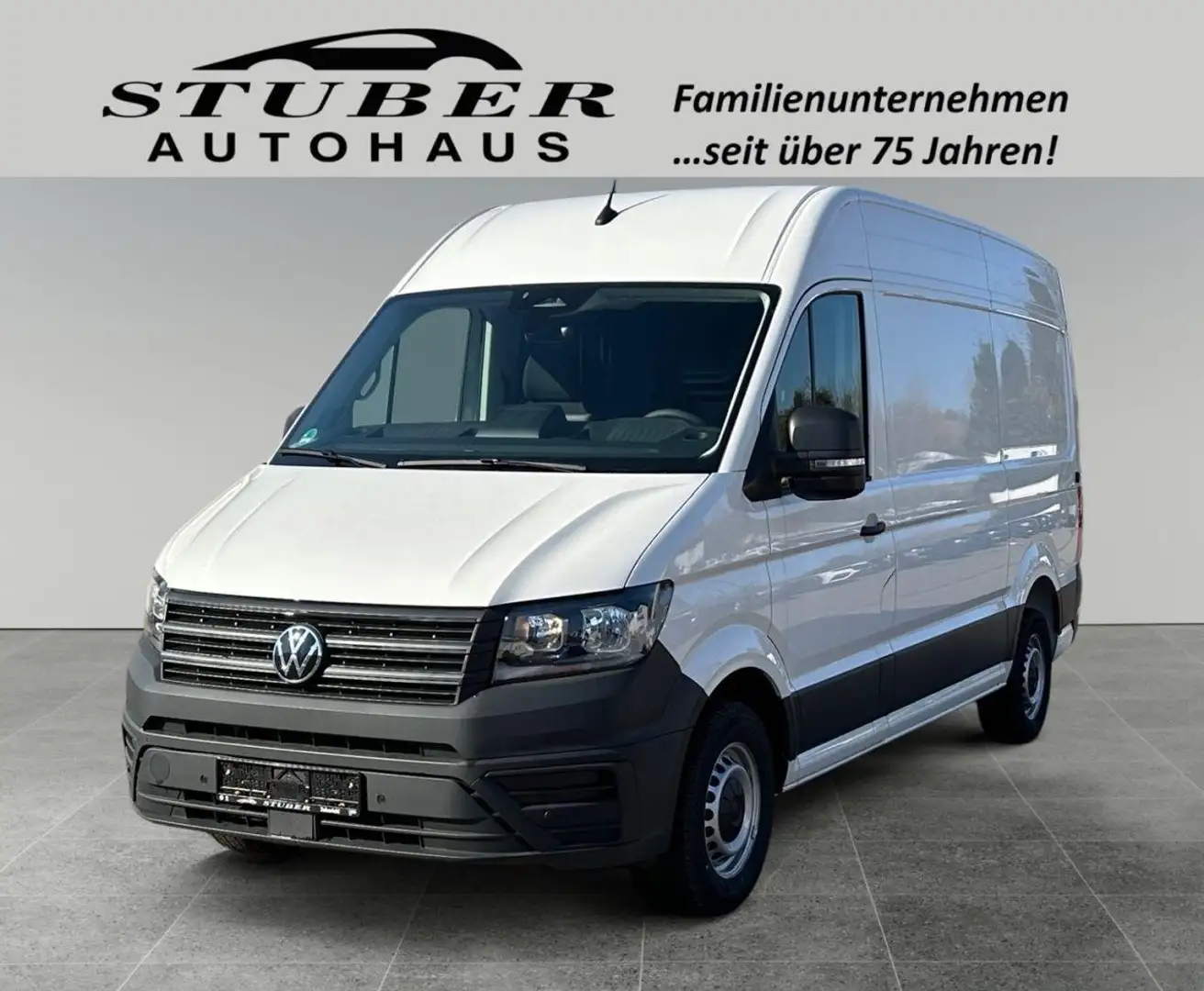 Volkswagen Crafter 2.0 TDI Facelift MR Hochd 3-Sitz|SZH|AHK Weiß - 1