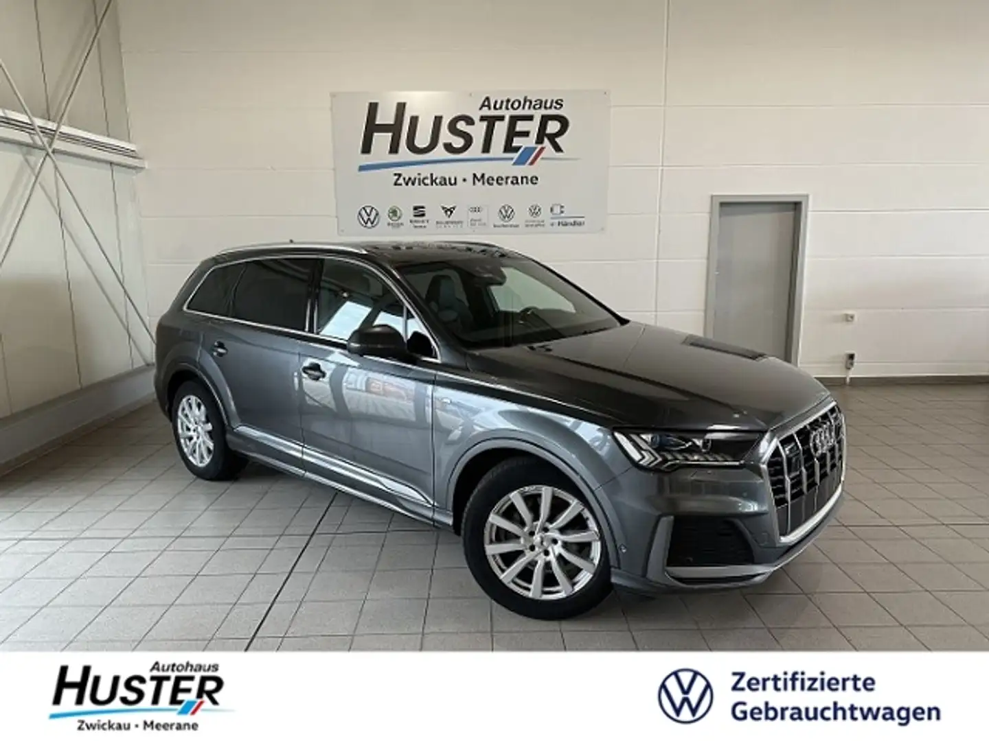 Audi Q7 45 3.0 TDI quattro S line *LASER,STHZ,PANORAMA,36 Grau - 1