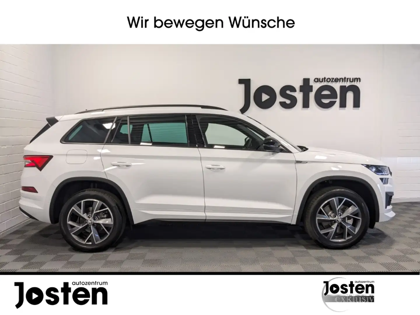 Skoda Kodiaq Sportline 2.0 TSI DSG 4X4 AHK CarPlay Weiß - 2