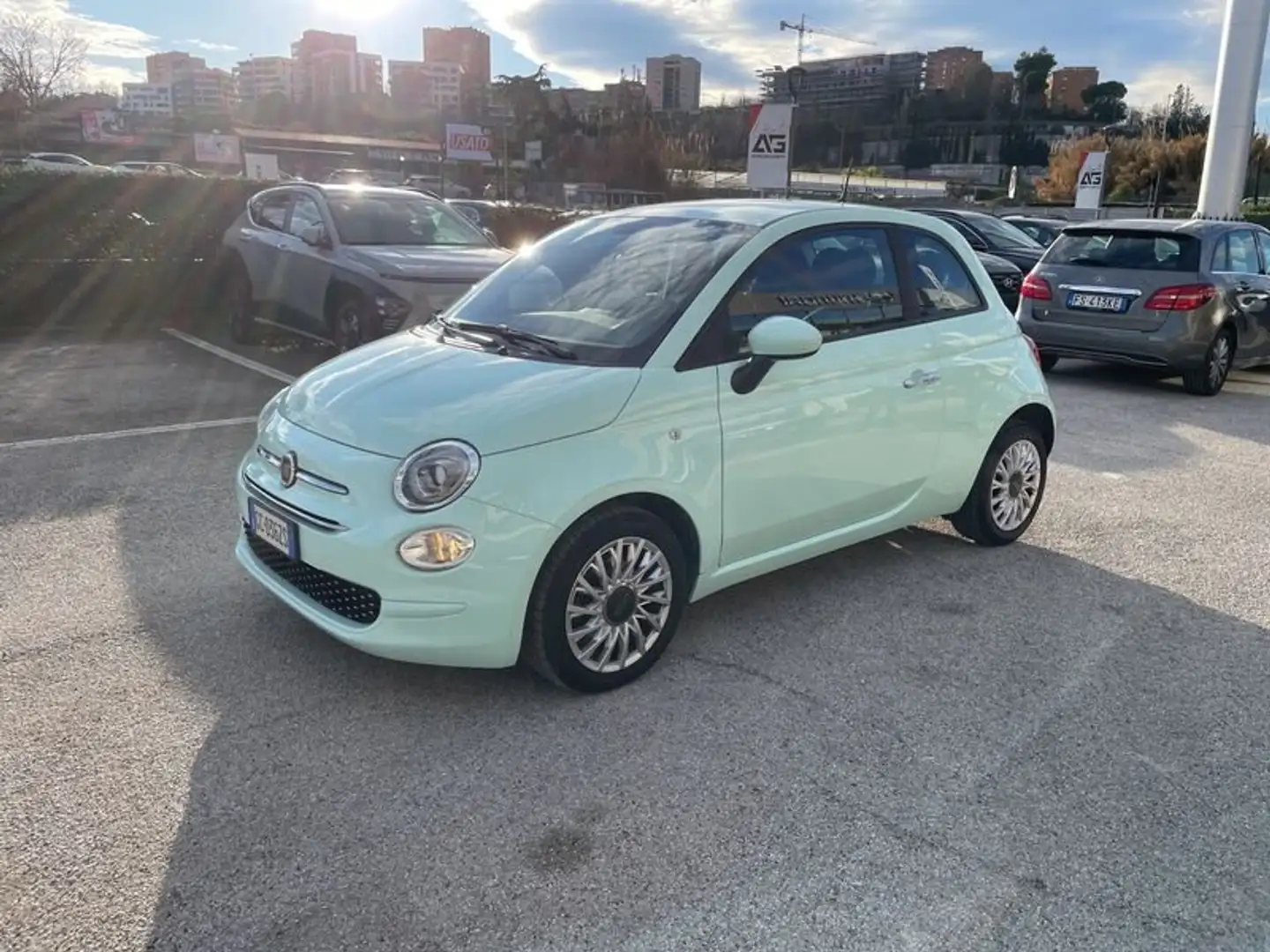 Fiat 500 1.0 Hybrid Lounge Verde - 1