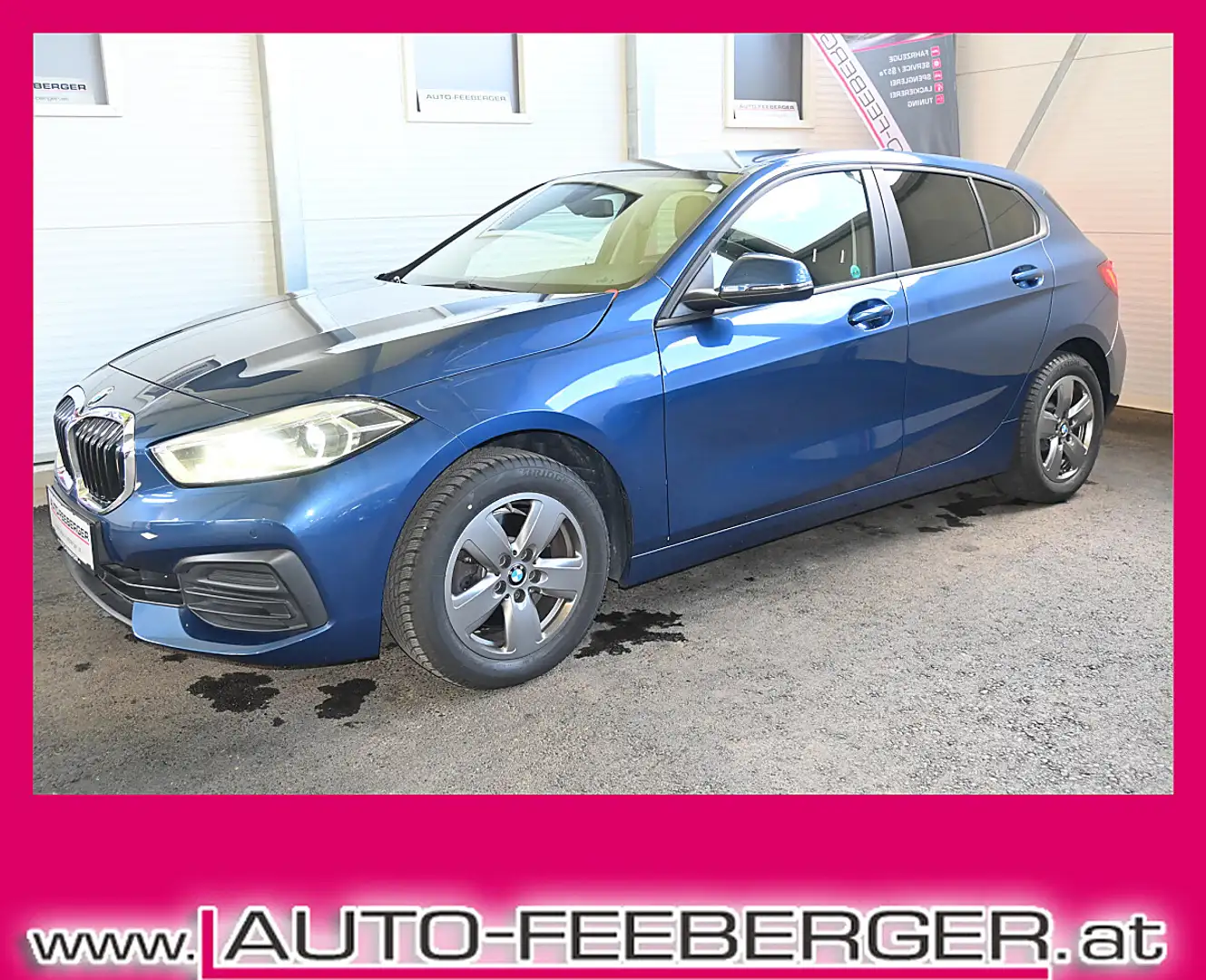 BMW 118 d Aut. Advantage; Sitzheizung, PDC, LED,Live co... Blau - 1