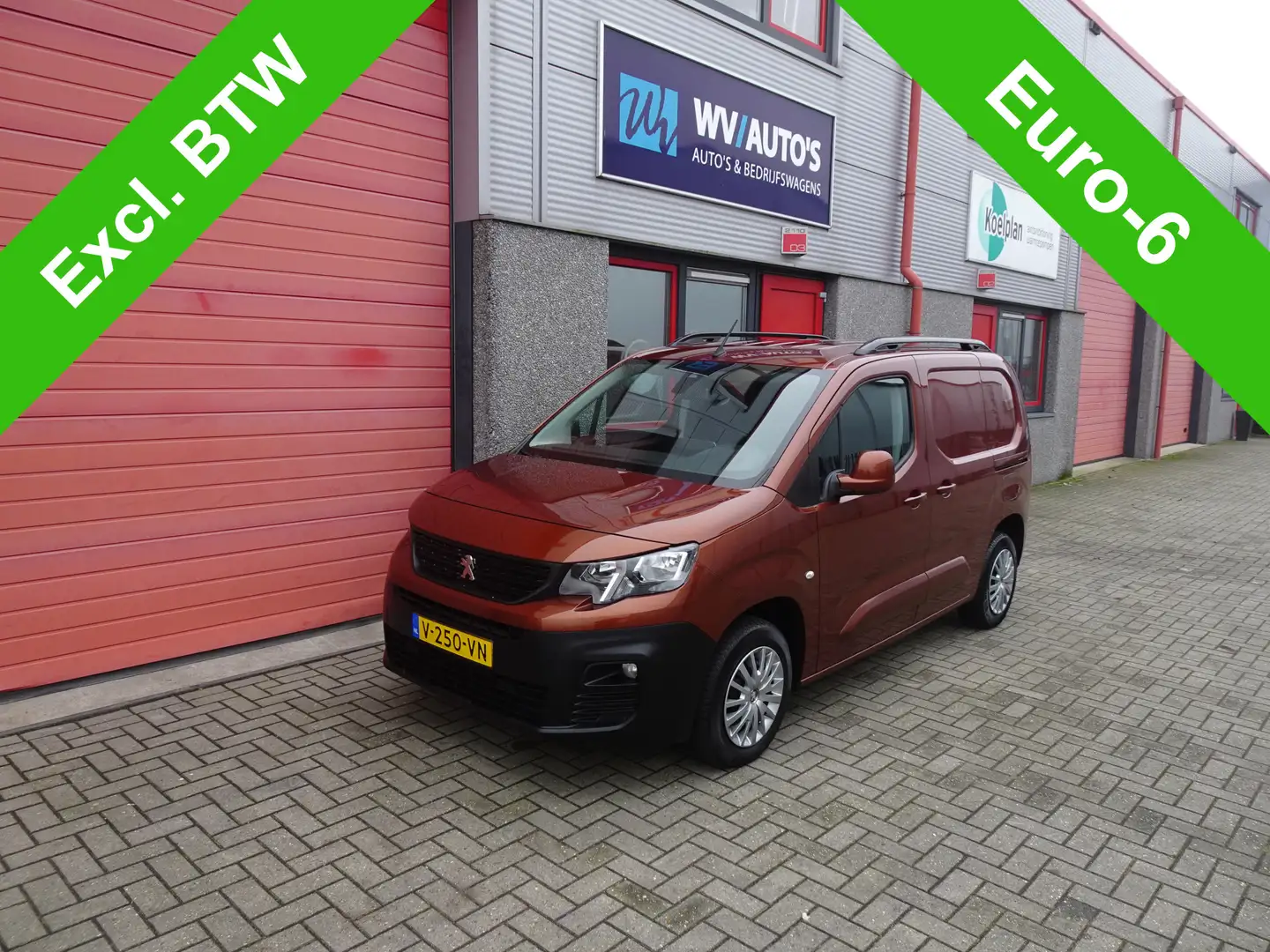 Peugeot Partner 1.6 BlueHDI Premium navi 2 x schuifdeur airco Marrón - 1
