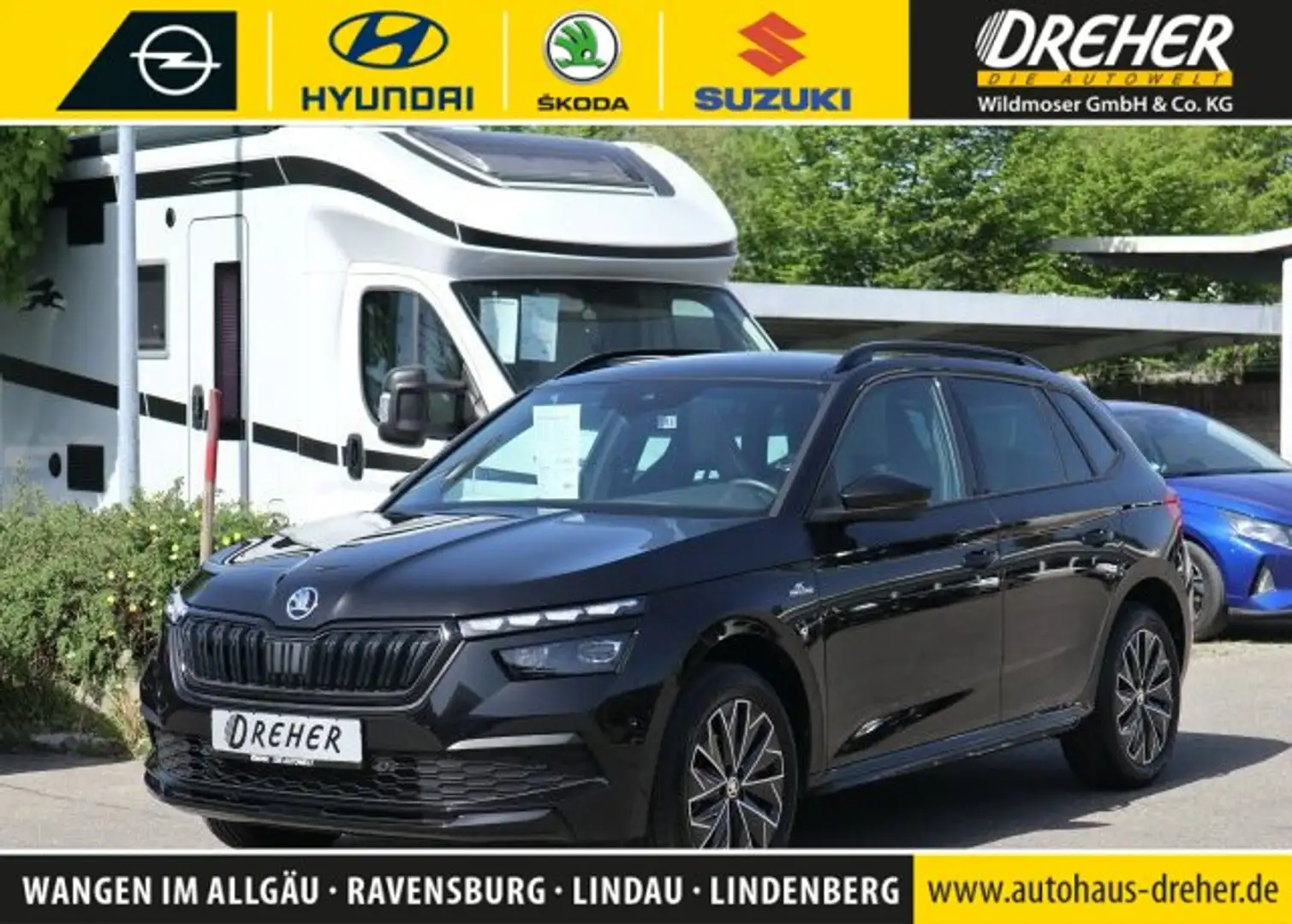 Skoda Kamiq Kamiq Autom./Kamera/Sitzhzg/Temp/MF-Lenkrad/UVM. Schwarz - 1