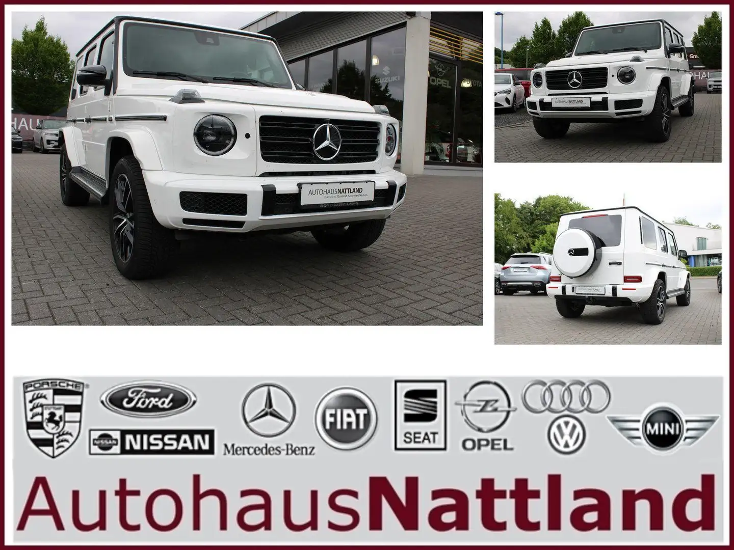 Mercedes-Benz G 400 d AMG-Line Autom.Navi SD Multisitze TV Bur Weiß - 1